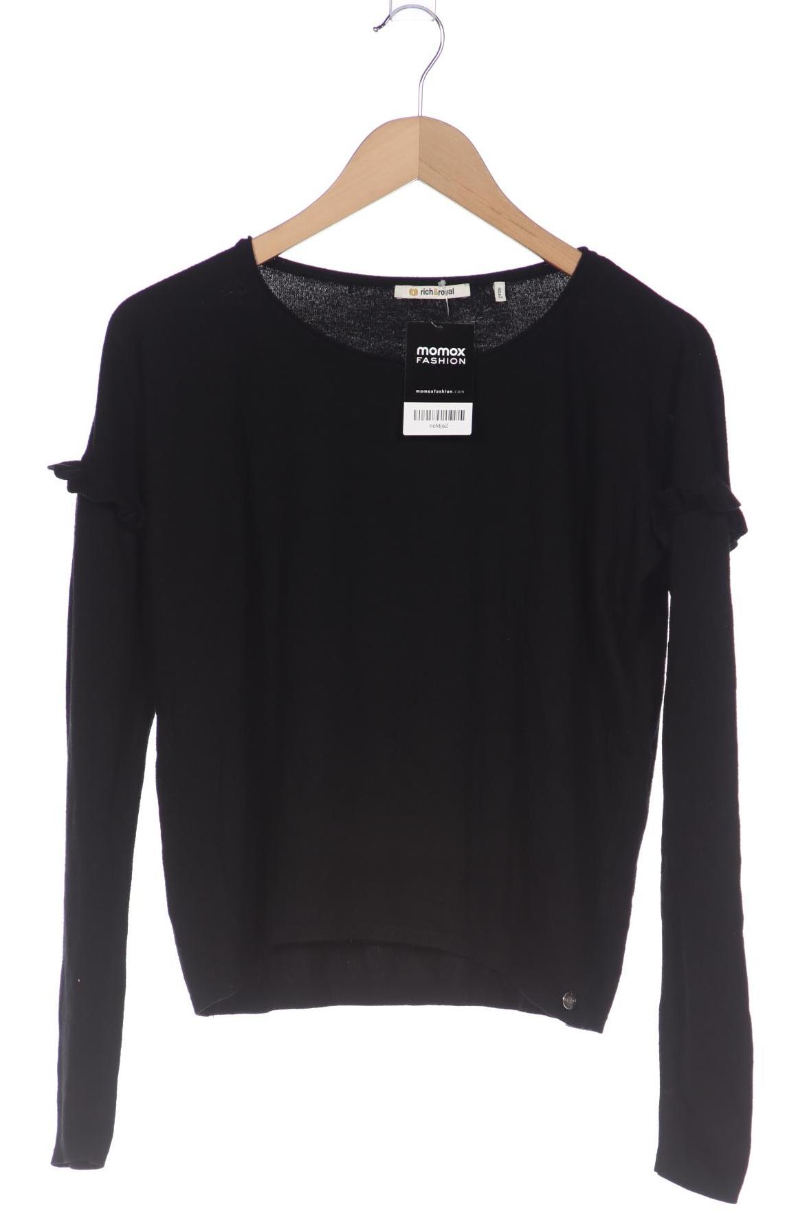 

Rich & Royal Damen Pullover, schwarz, Gr. 36