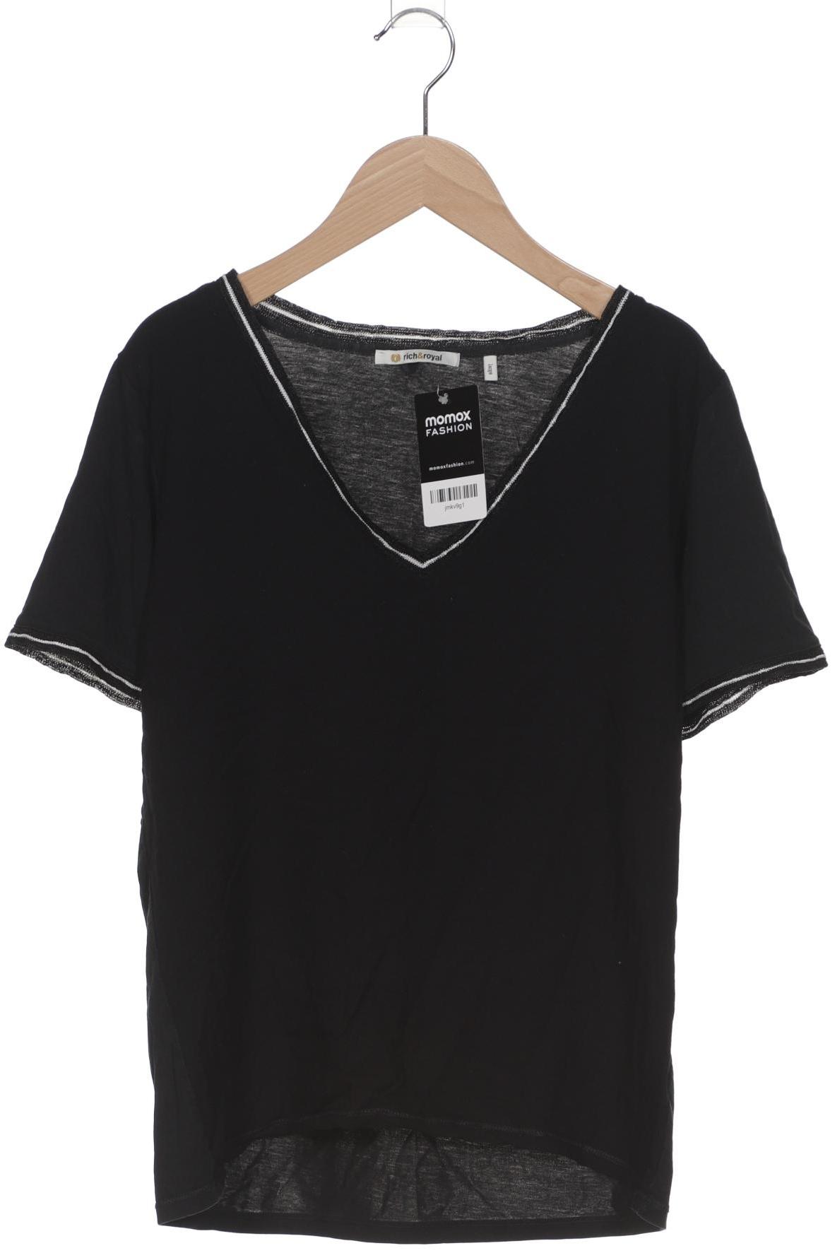 

Rich & Royal Damen T-Shirt, schwarz, Gr. 42