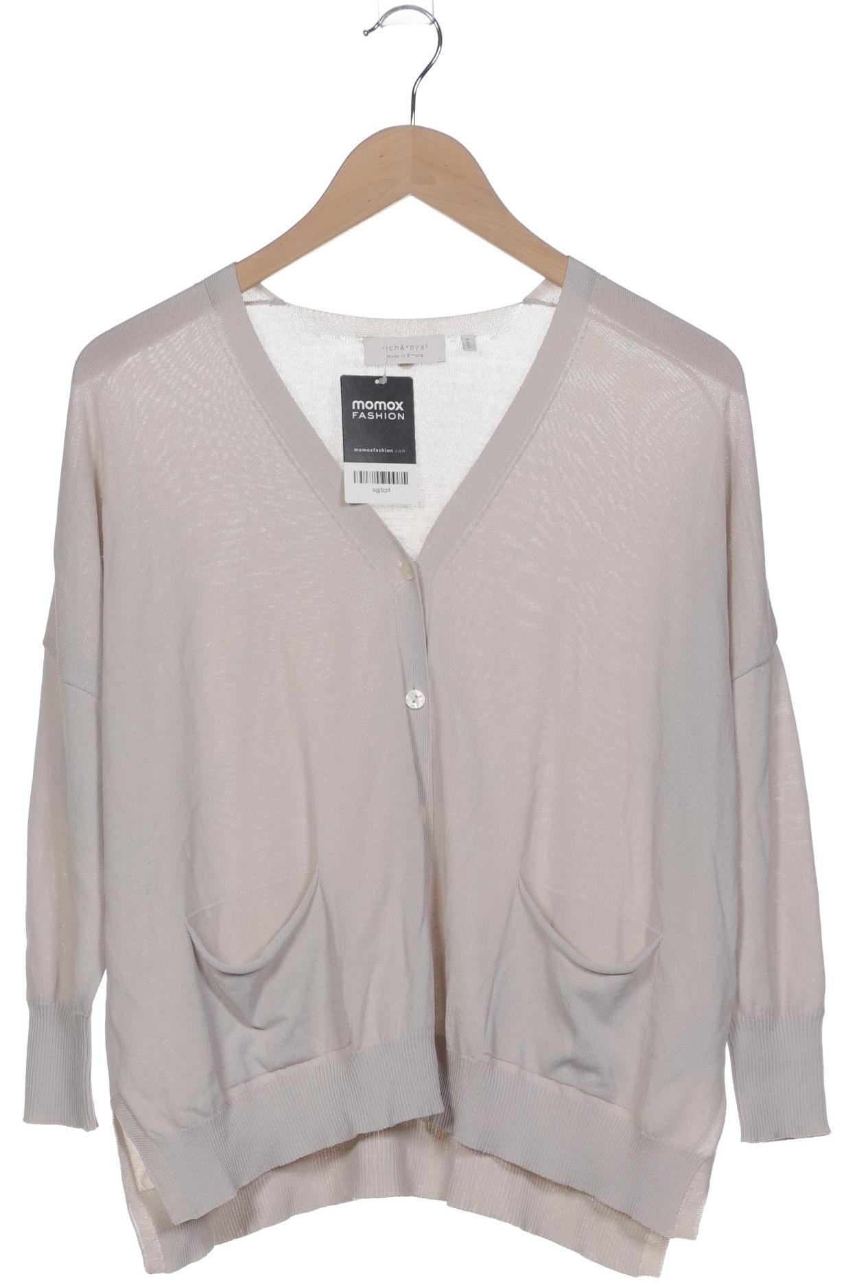 

Rich & Royal Damen Strickjacke, grau, Gr. 34