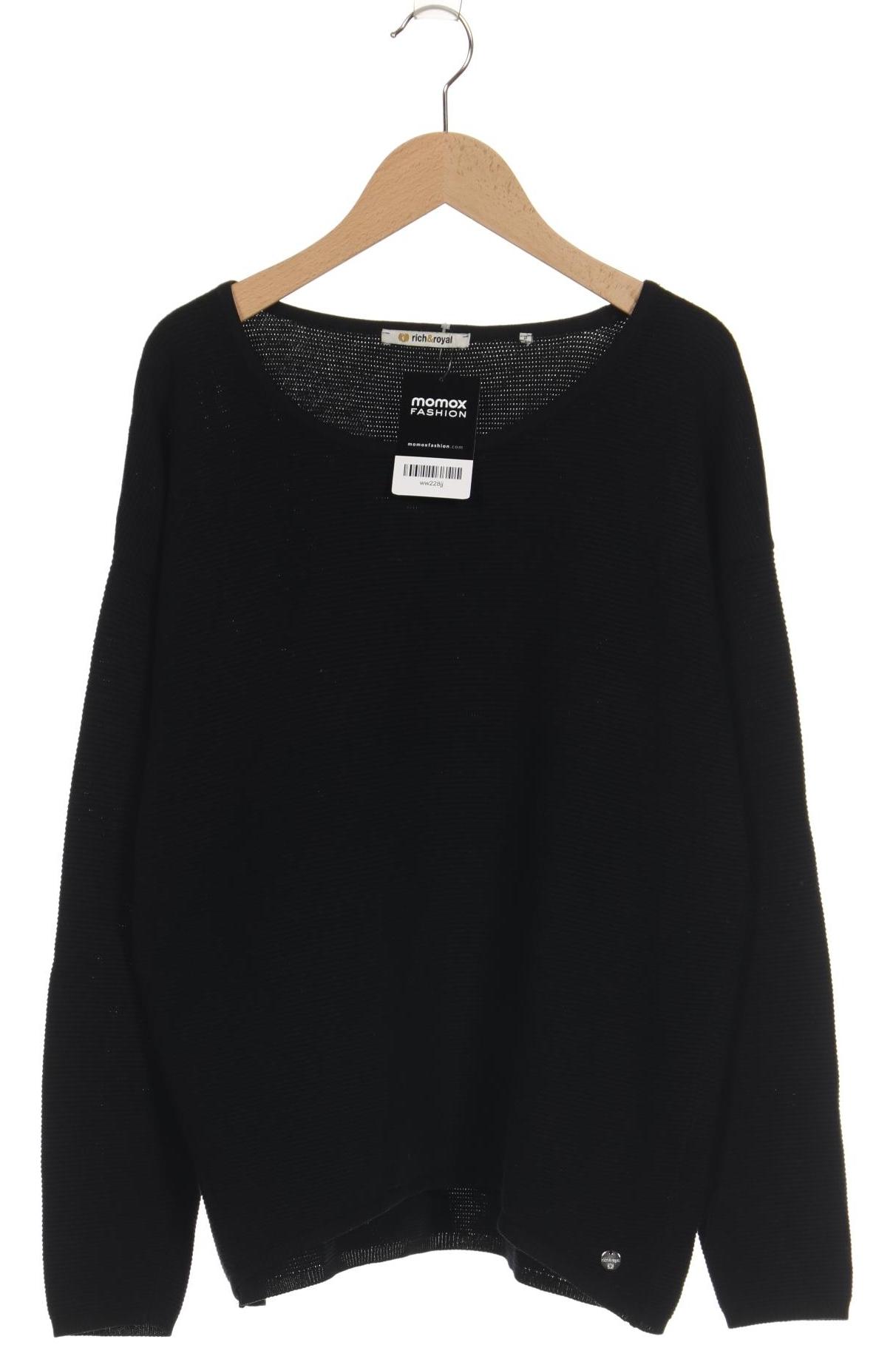 

Rich & Royal Damen Pullover, schwarz, Gr. 38