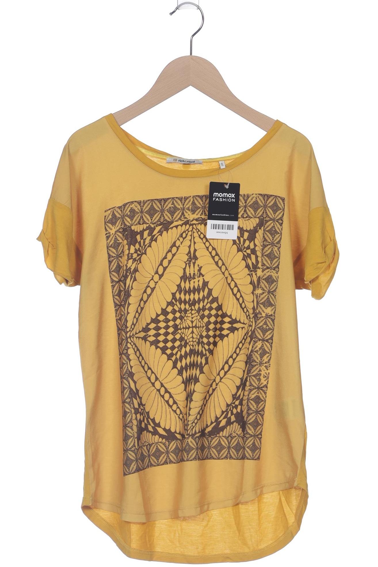 

Rich & Royal Damen T-Shirt, gelb, Gr. 36