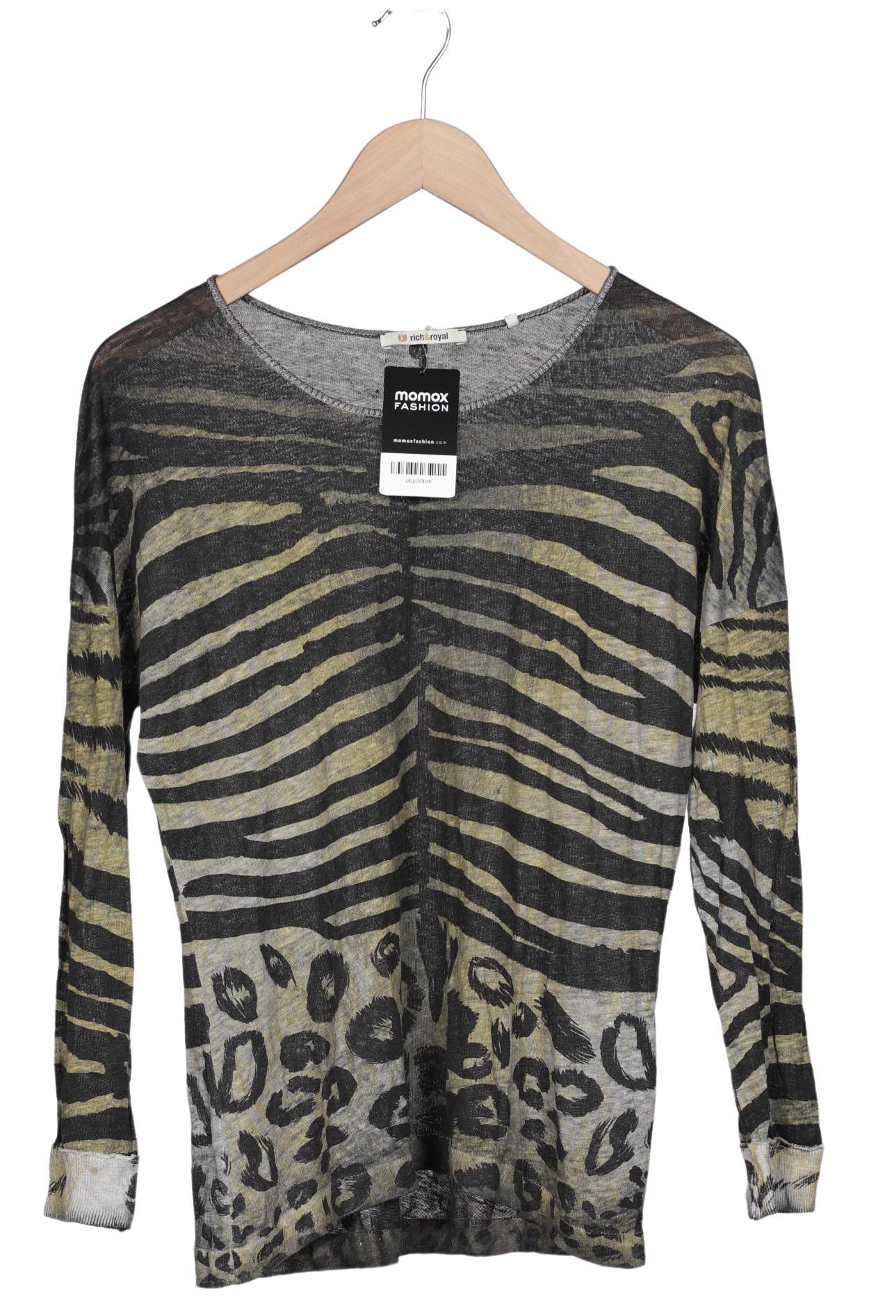 

Rich & Royal Damen Langarmshirt, grau, Gr. 36