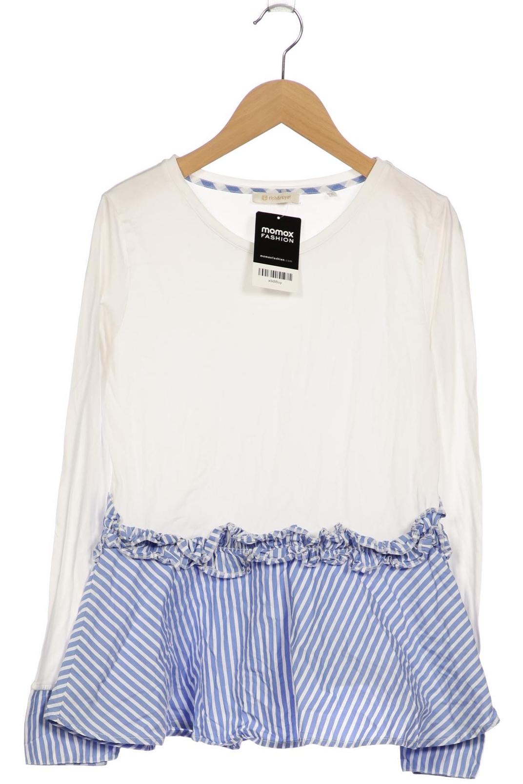 

Rich & Royal Damen Langarmshirt, weiß, Gr. 36