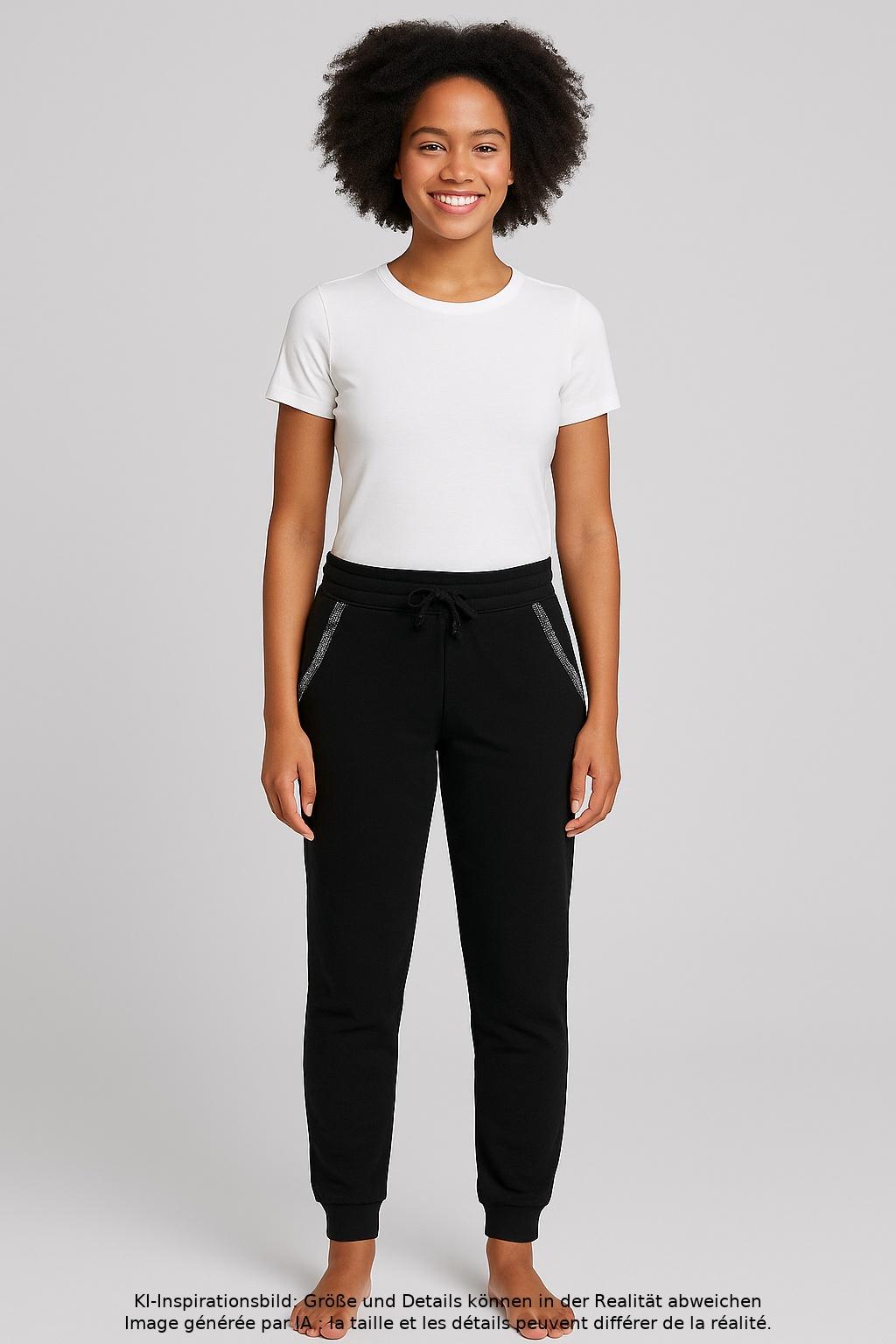 

Rich & Royal Damen Stoffhose, schwarz, Gr. 0