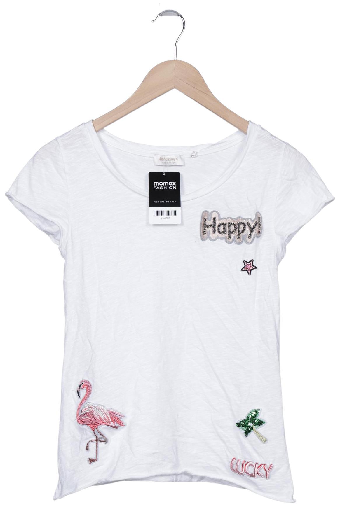 

Rich & Royal Damen T-Shirt, weiß, Gr. 36