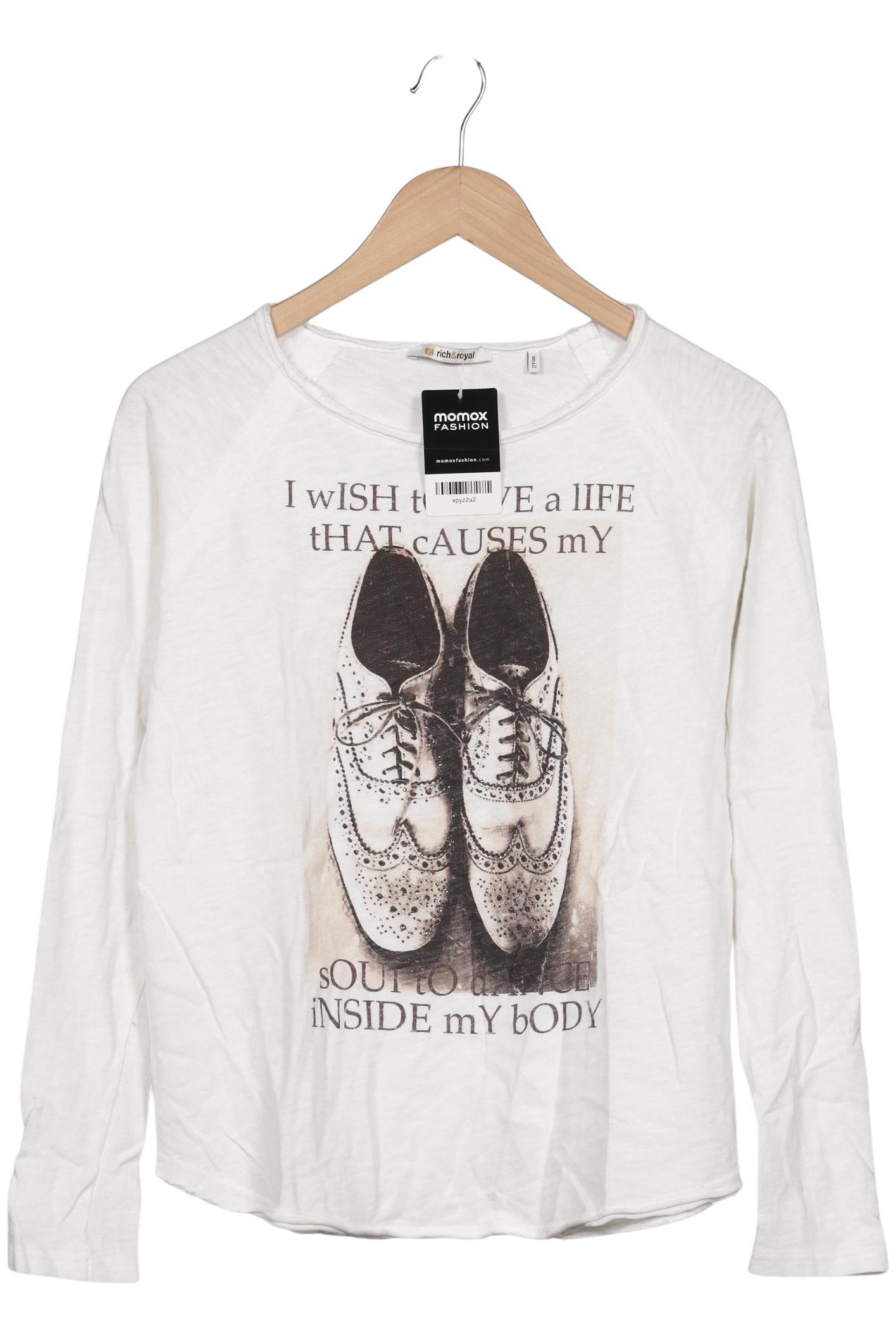 

Rich & Royal Damen Langarmshirt, weiß, Gr. 36