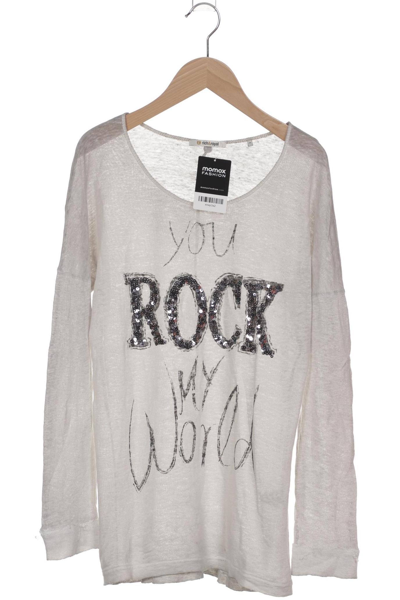 

Rich & Royal Damen Langarmshirt, grau, Gr. 36