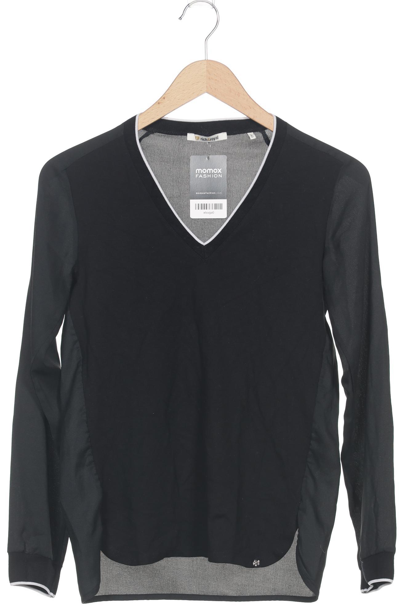 

Rich & Royal Damen Langarmshirt, schwarz, Gr. 34