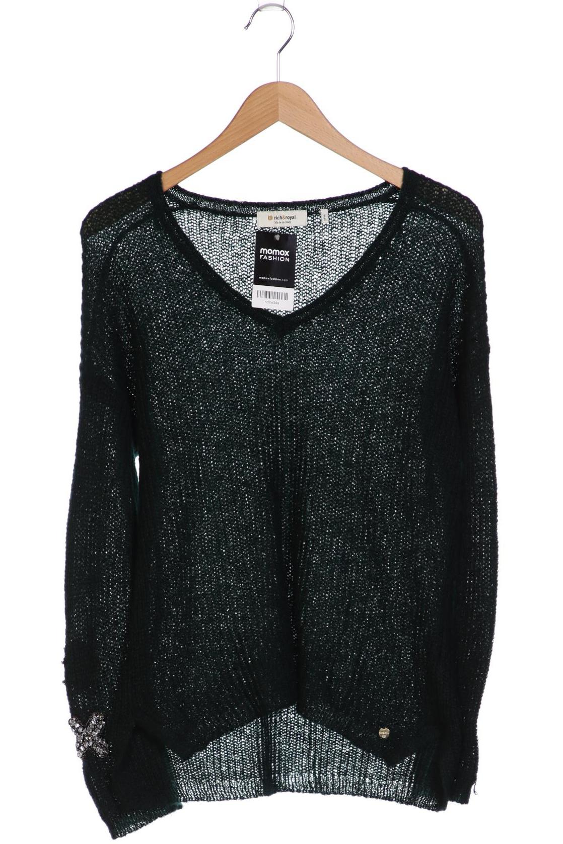 

Rich & Royal Damen Pullover, grün, Gr. 36