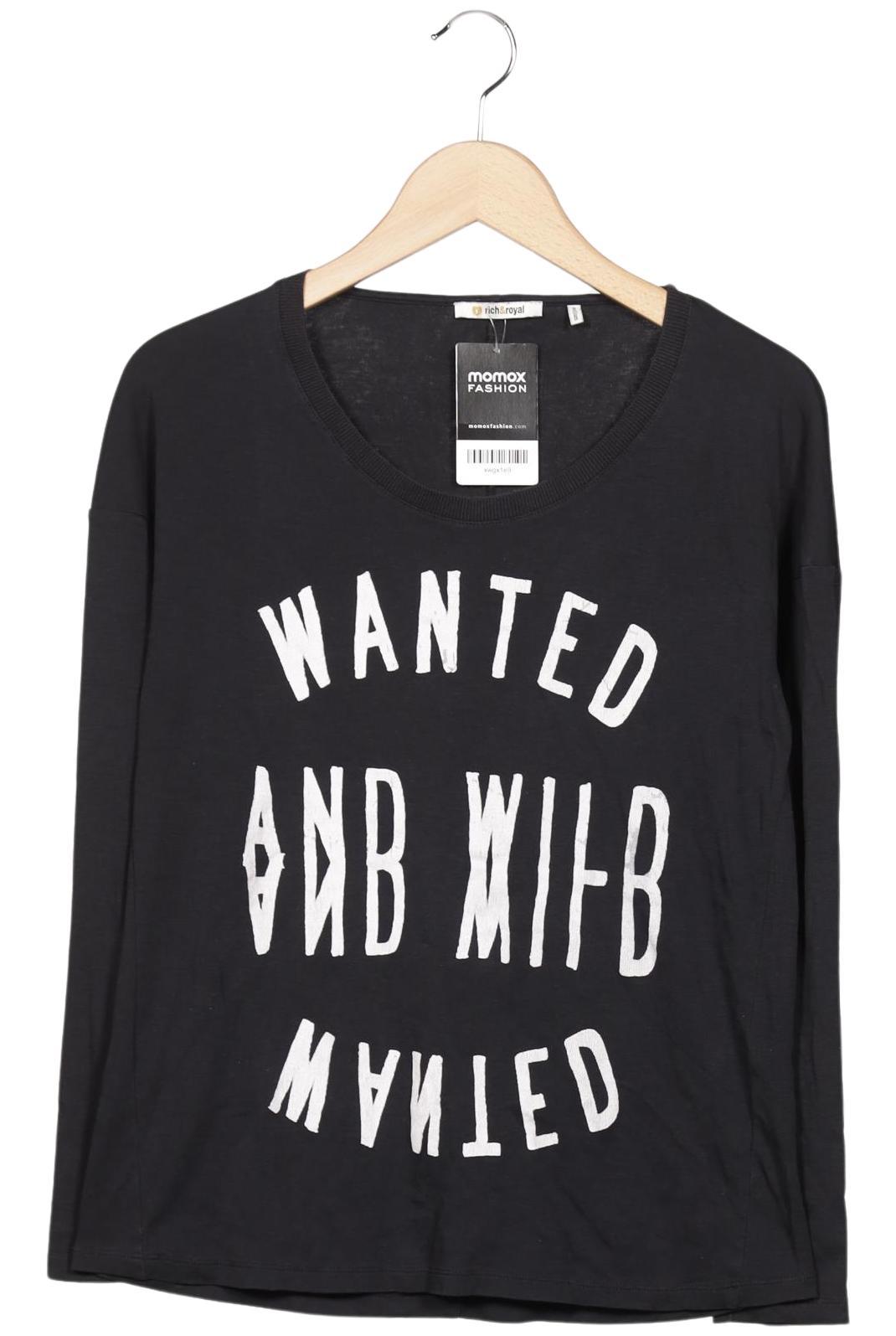 

Rich & Royal Damen Langarmshirt, schwarz, Gr. 38