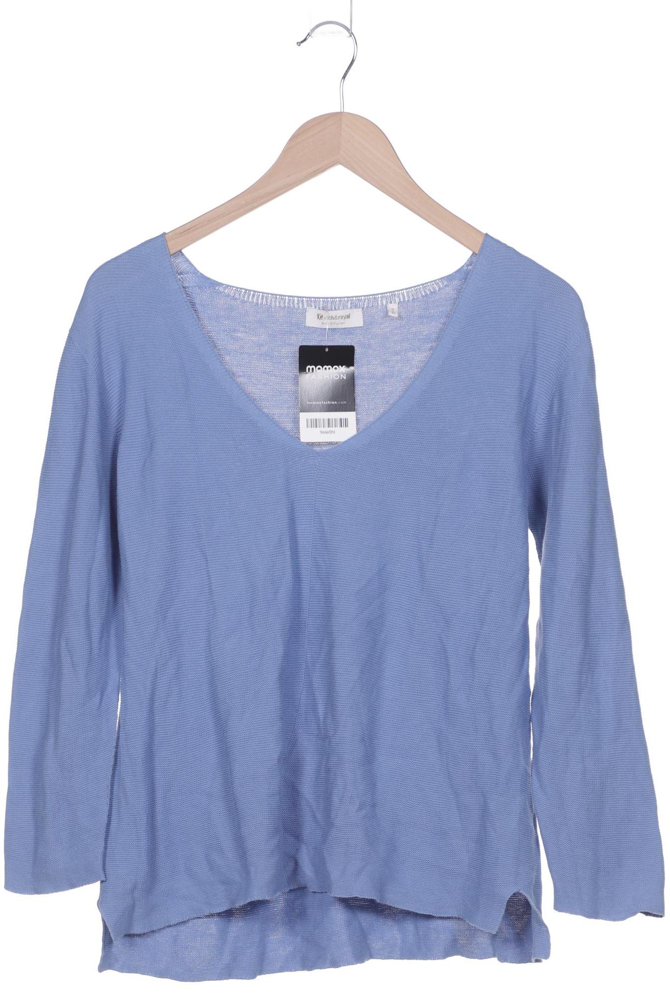 

Rich & Royal Damen Pullover, blau, Gr. 34