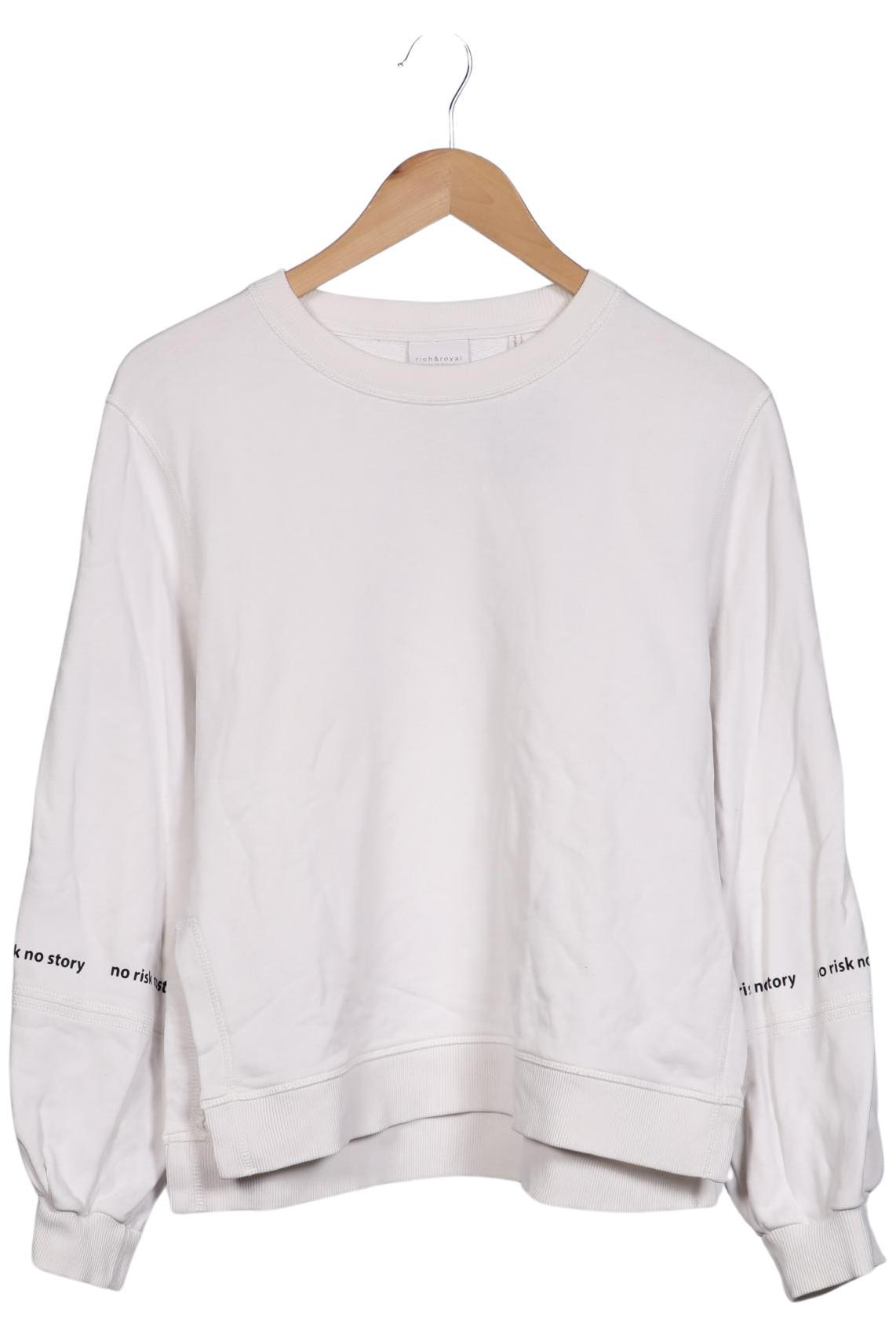 

Rich & Royal Damen Sweatshirt, weiß, Gr. 38