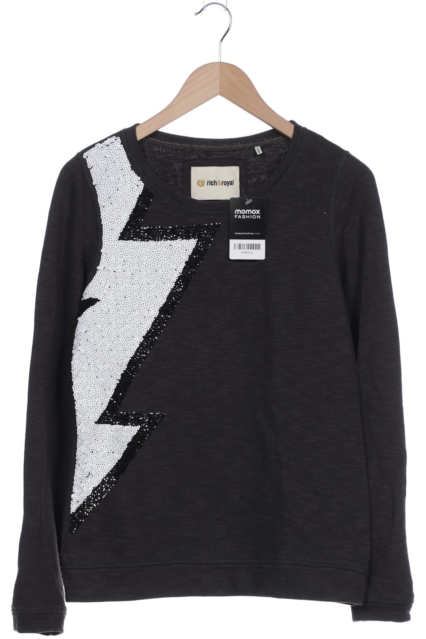 

Rich & Royal Damen Sweatshirt, grau, Gr. 38