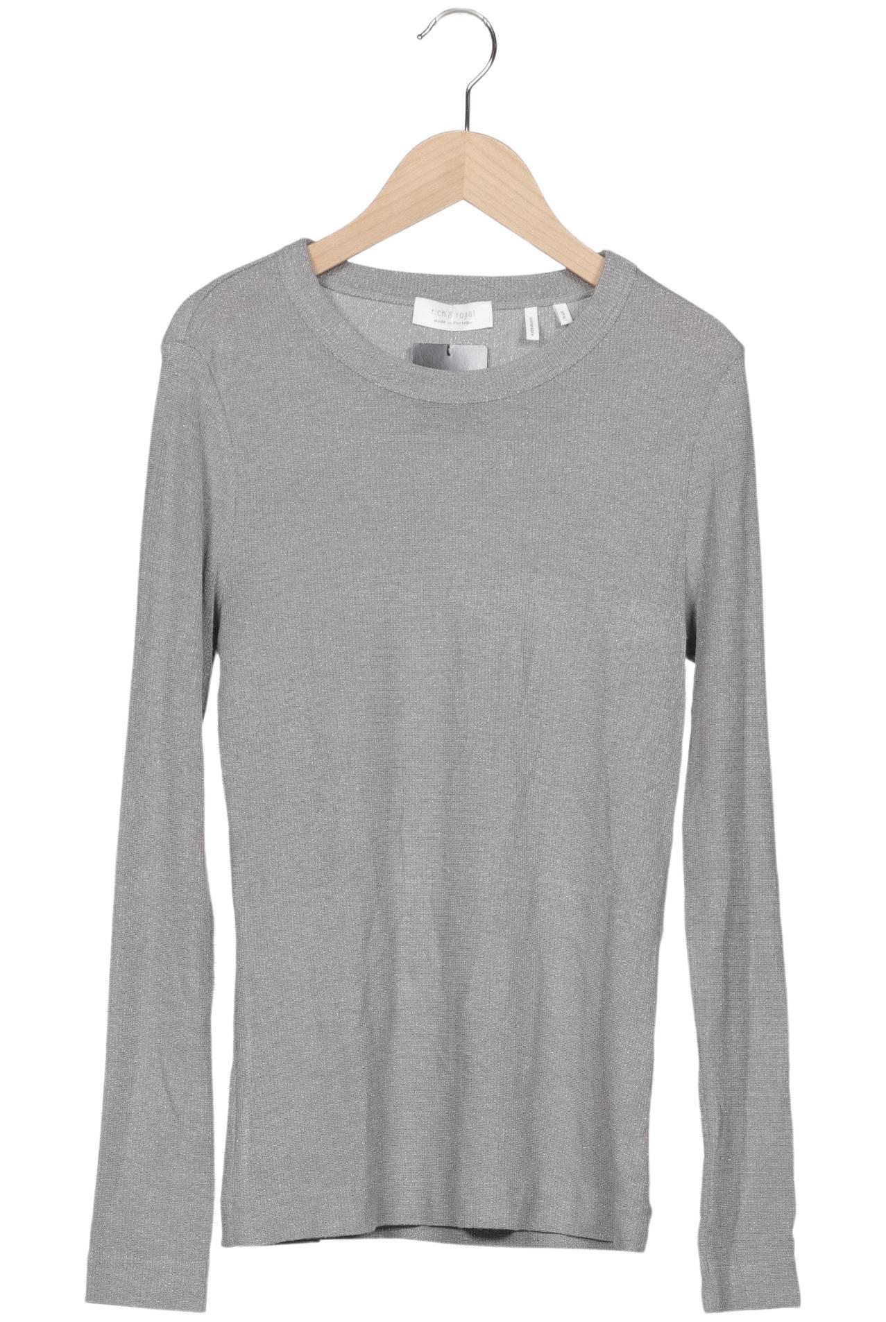 

Rich & Royal Damen Langarmshirt, grau, Gr. 36