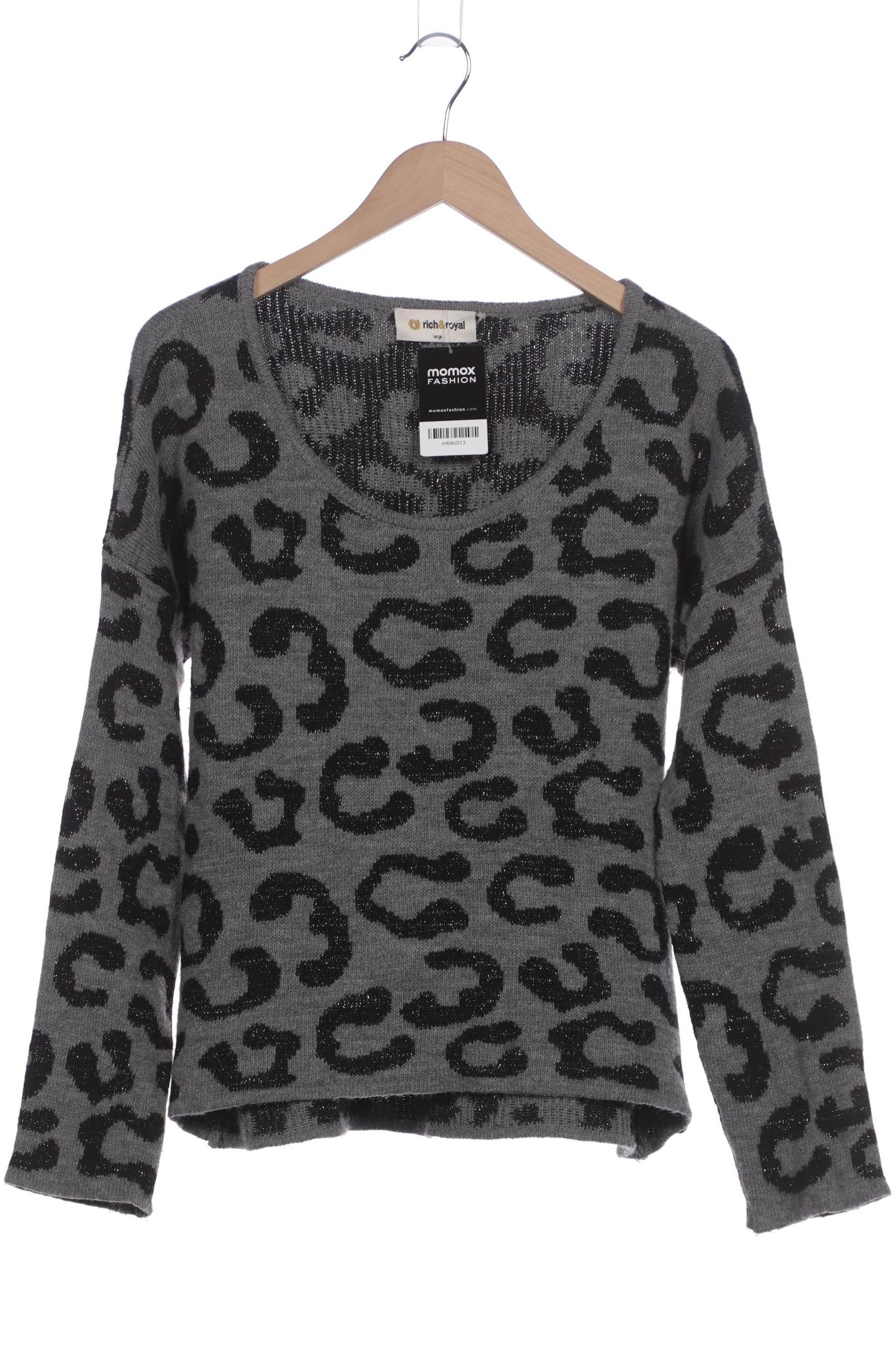 

Rich & Royal Damen Pullover, grau, Gr. 42