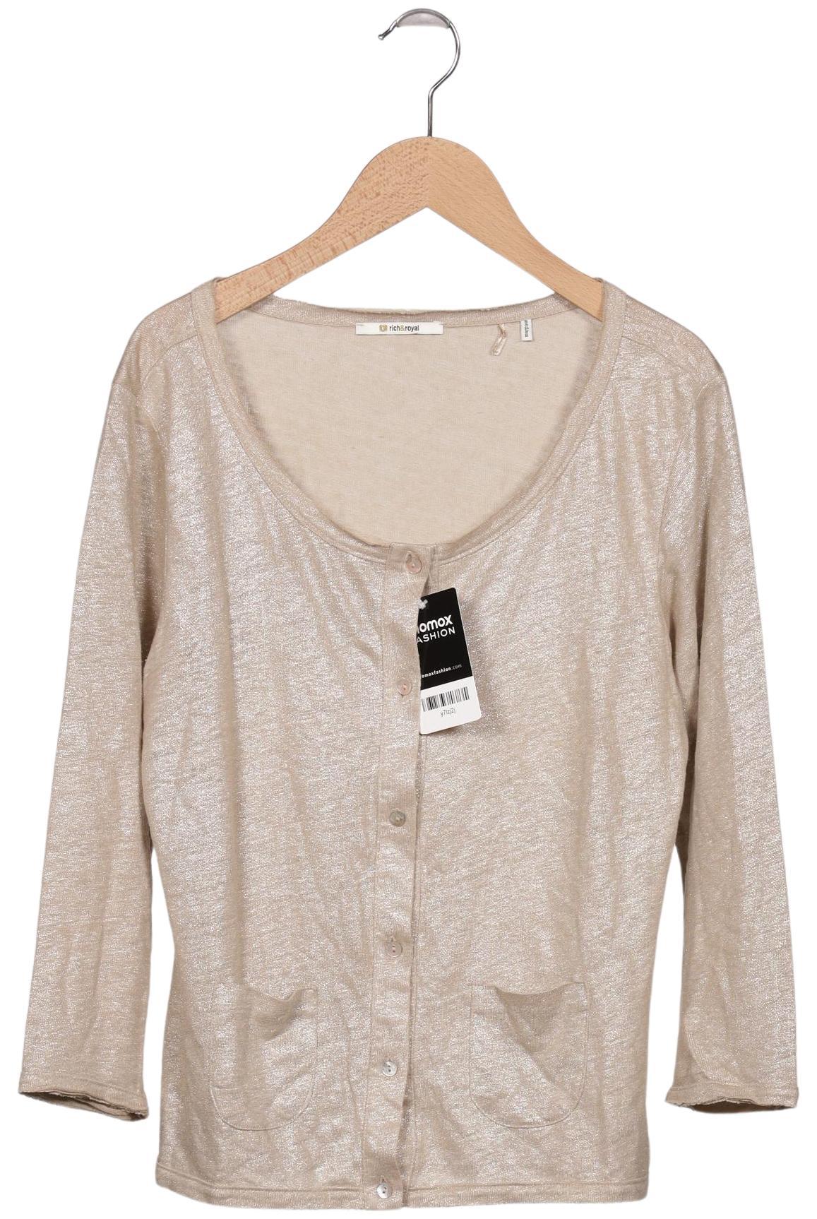 

Rich & Royal Damen Strickjacke, beige, Gr. 38