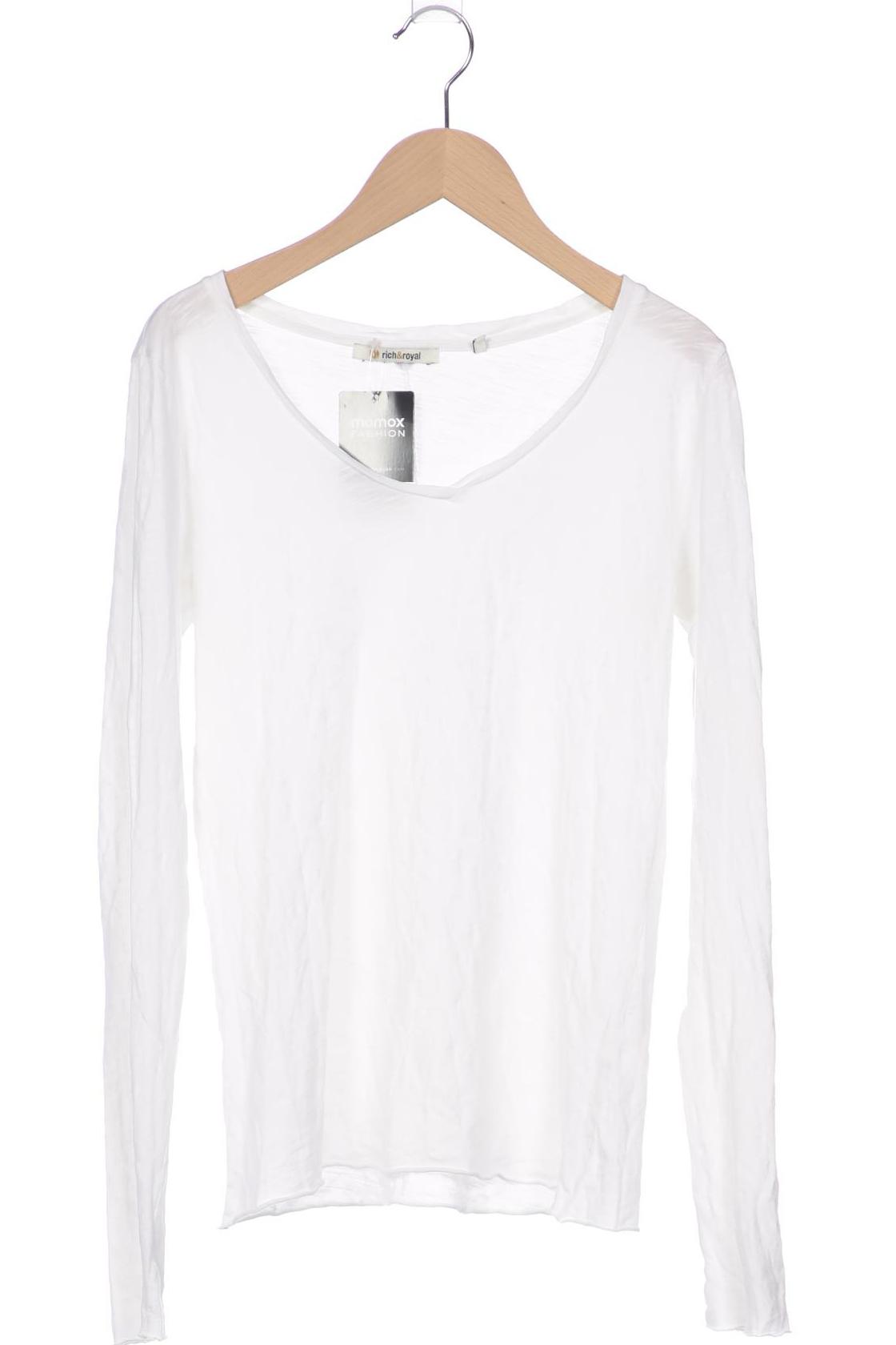 

Rich & Royal Damen Langarmshirt, weiß, Gr. 34