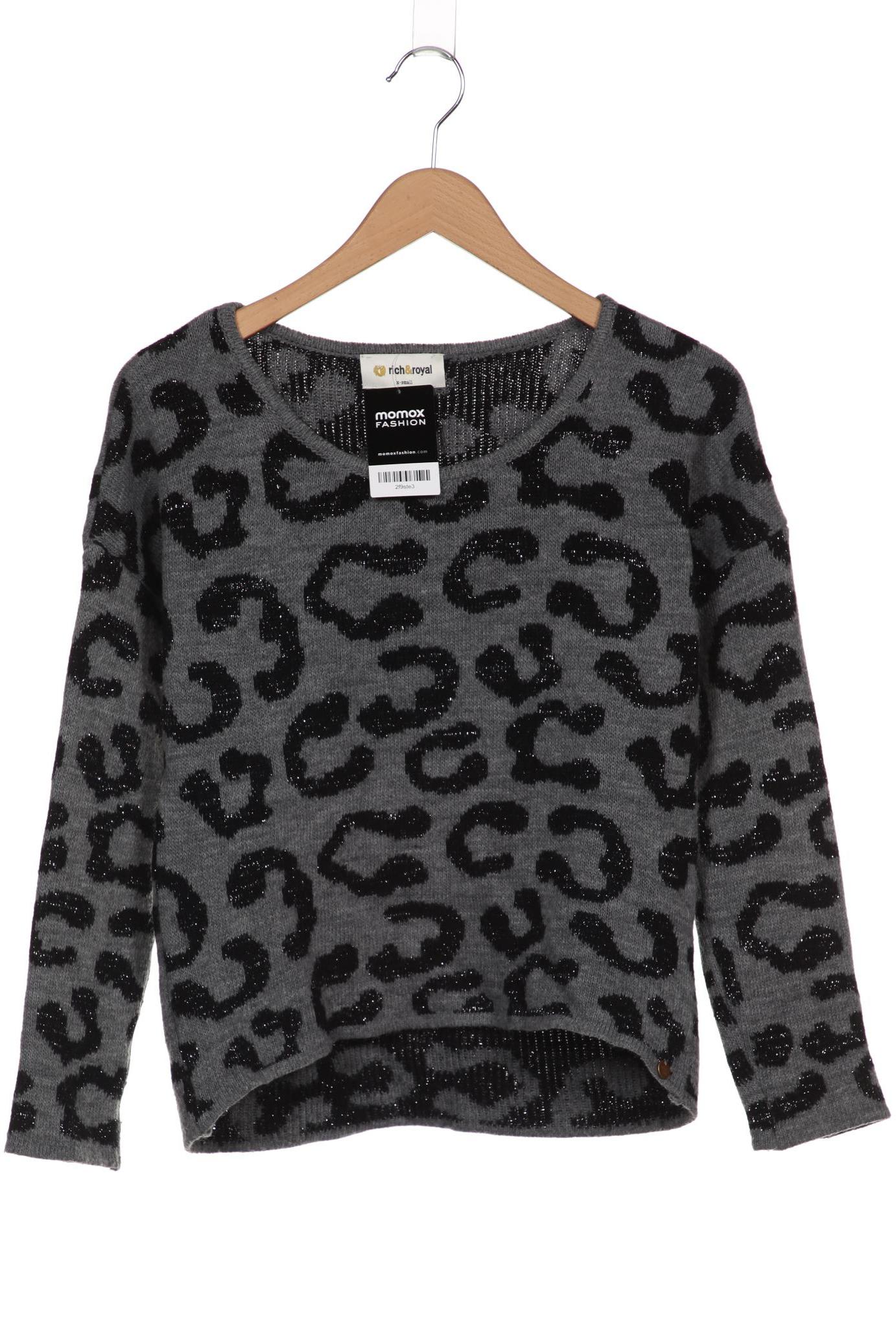 

Rich & Royal Damen Pullover, grau, Gr. 34