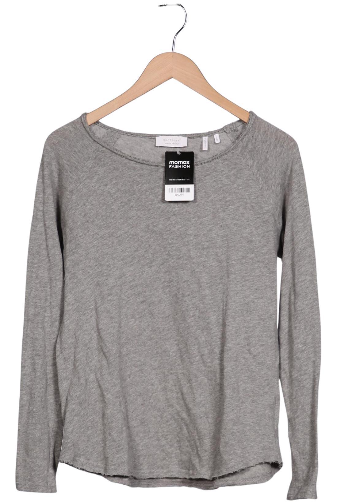 

Rich & Royal Damen Langarmshirt, grau, Gr. 36