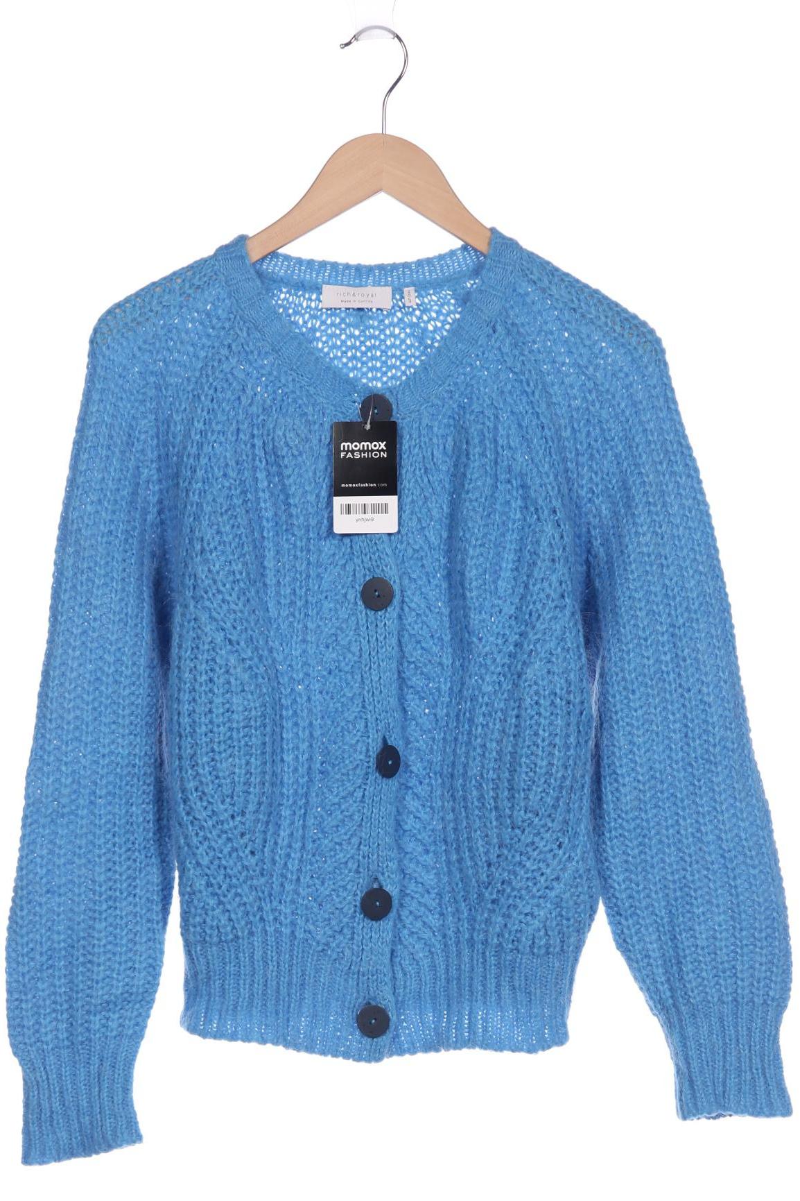 

Rich & Royal Damen Strickjacke, blau, Gr. 38