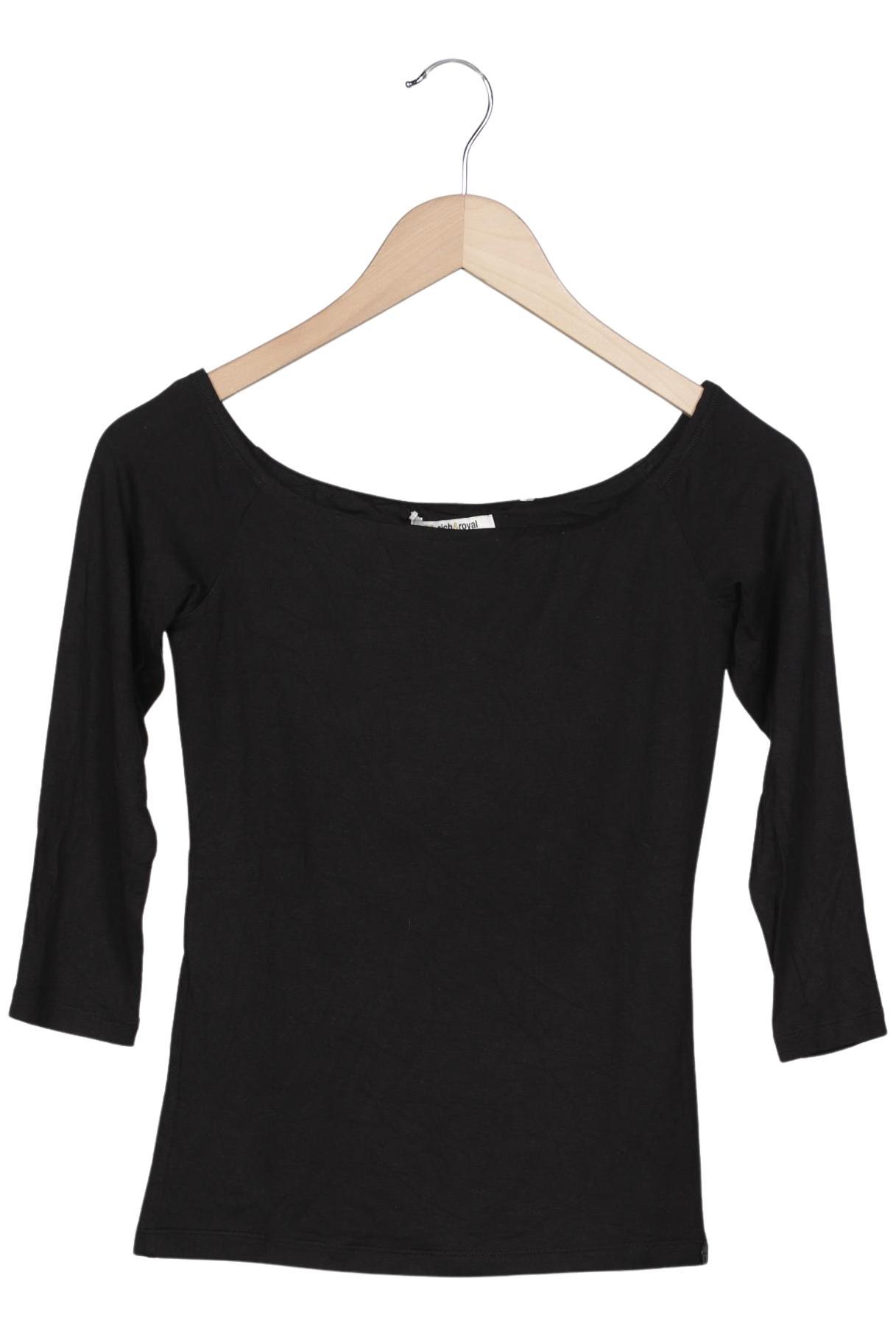 

Rich & Royal Damen Langarmshirt, schwarz, Gr. 36