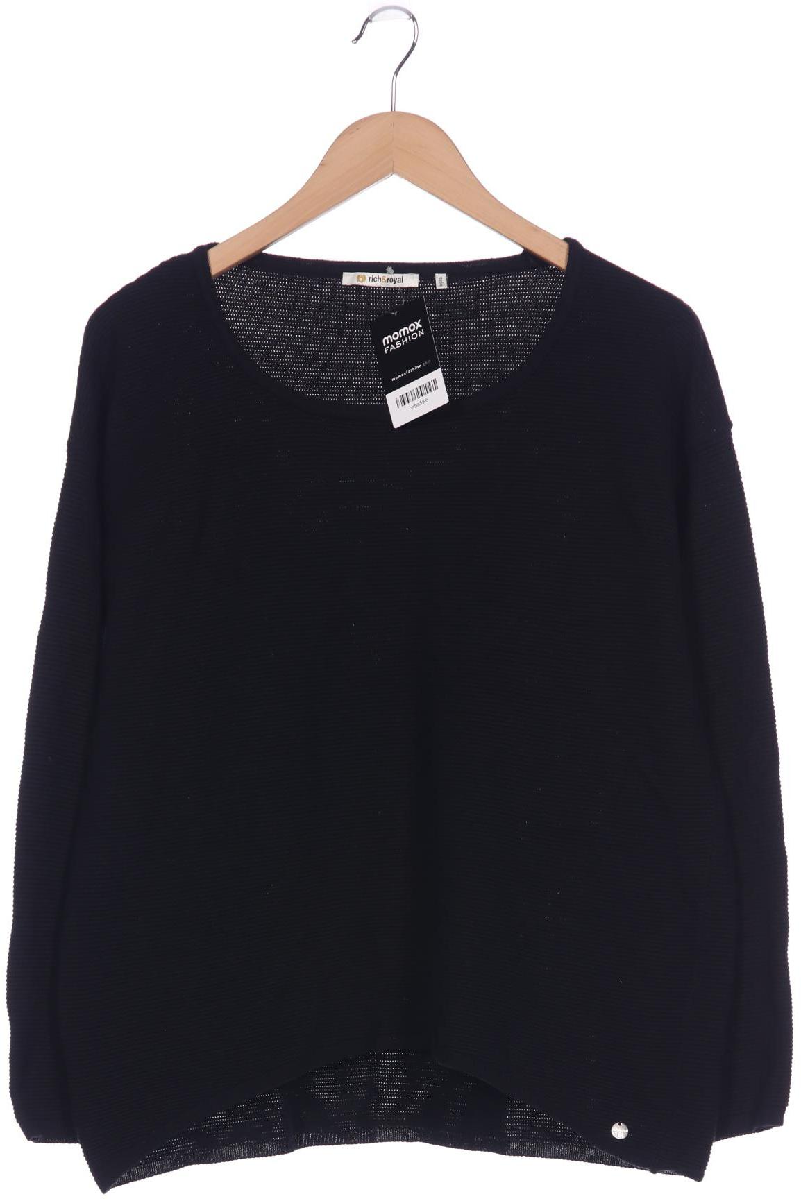 

Rich & Royal Damen Pullover, schwarz, Gr. 38