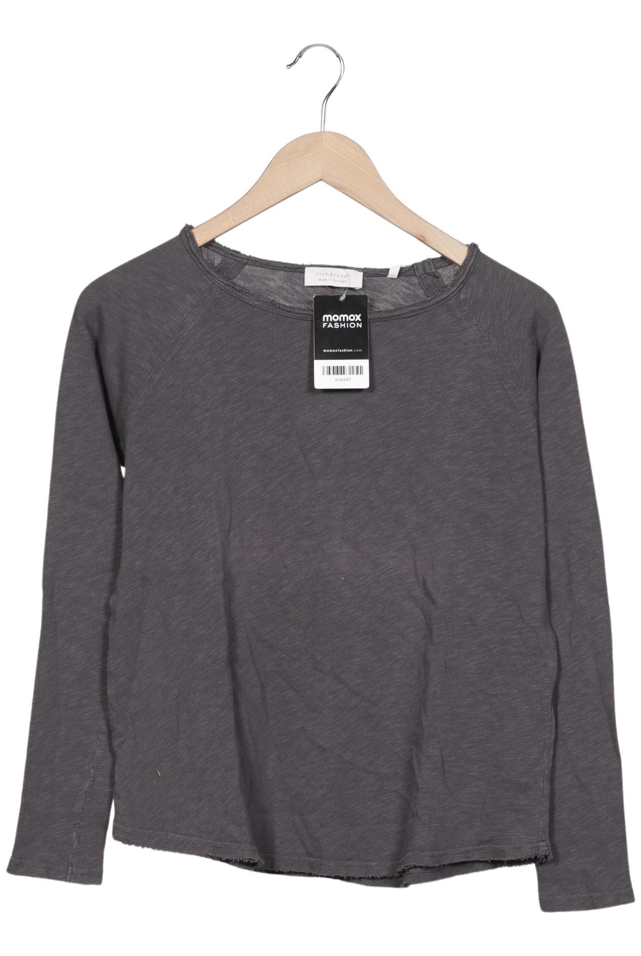 

Rich & Royal Damen Langarmshirt, grau, Gr. 34