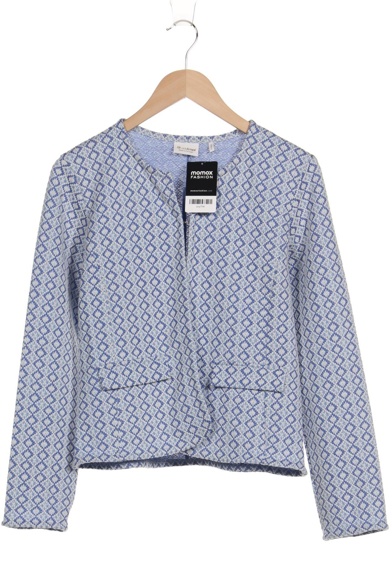 

Rich & Royal Damen Strickjacke, hellblau, Gr. 38