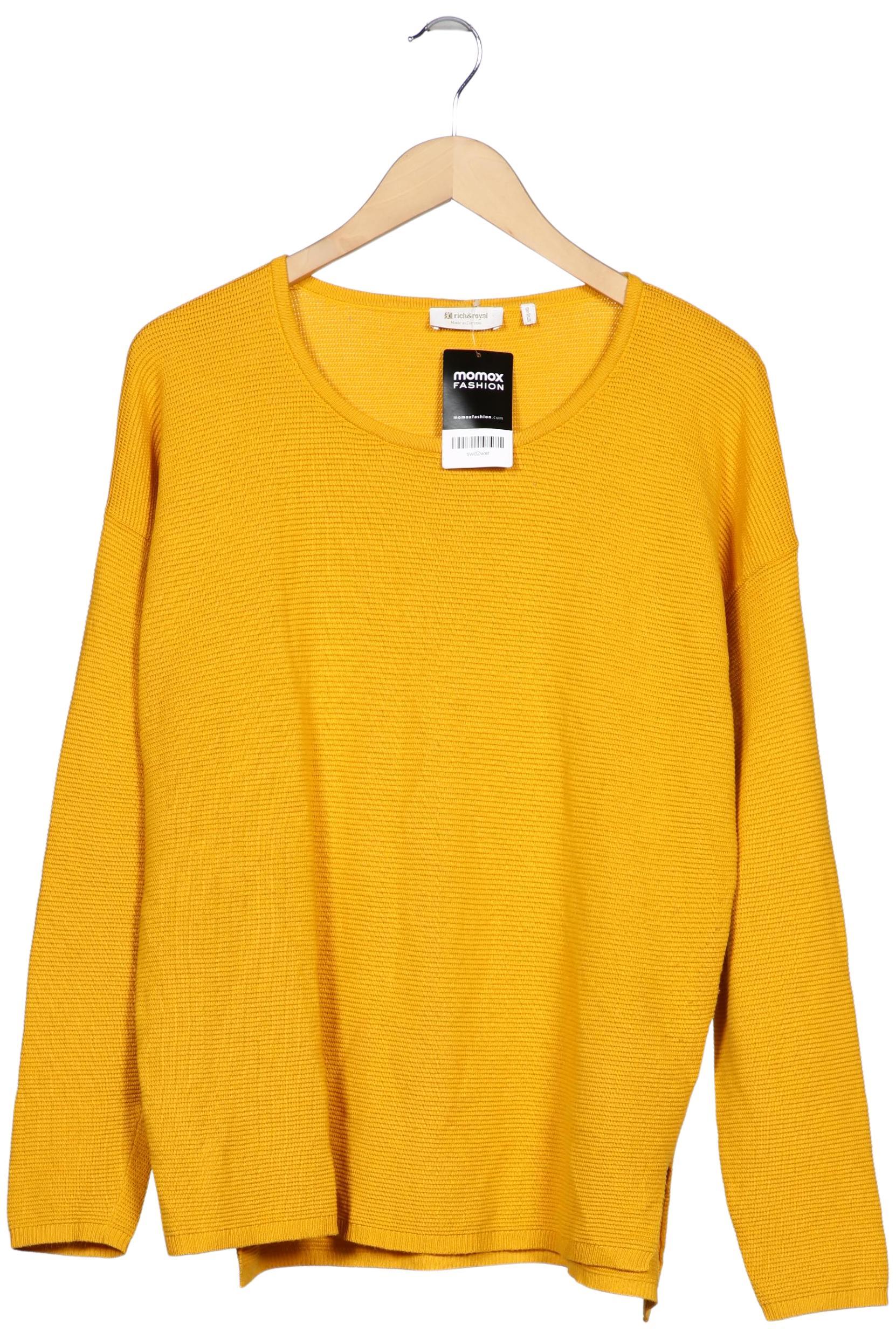

Rich & Royal Damen Pullover, gelb, Gr. 38