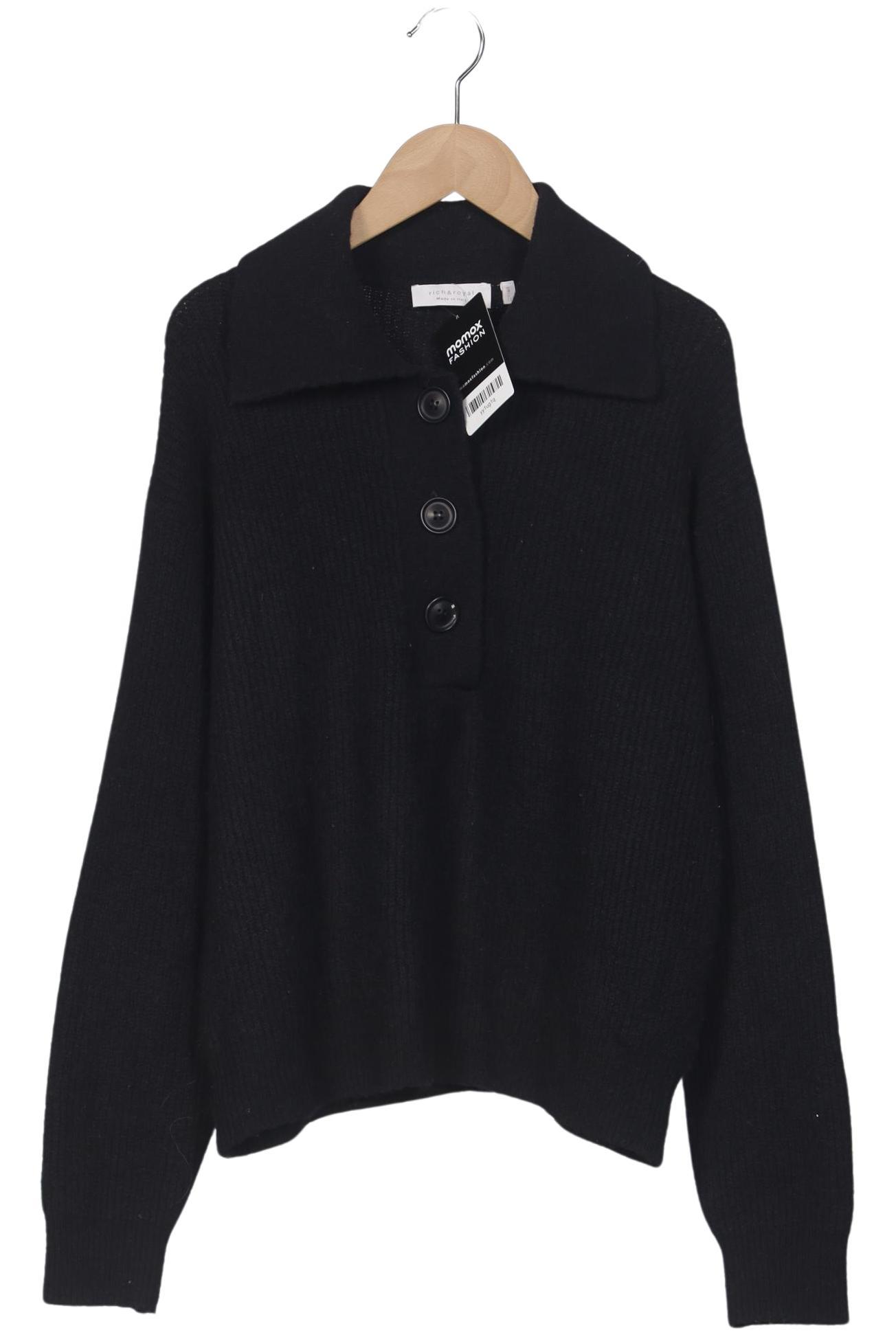 

Rich & Royal Damen Pullover, schwarz, Gr. 36
