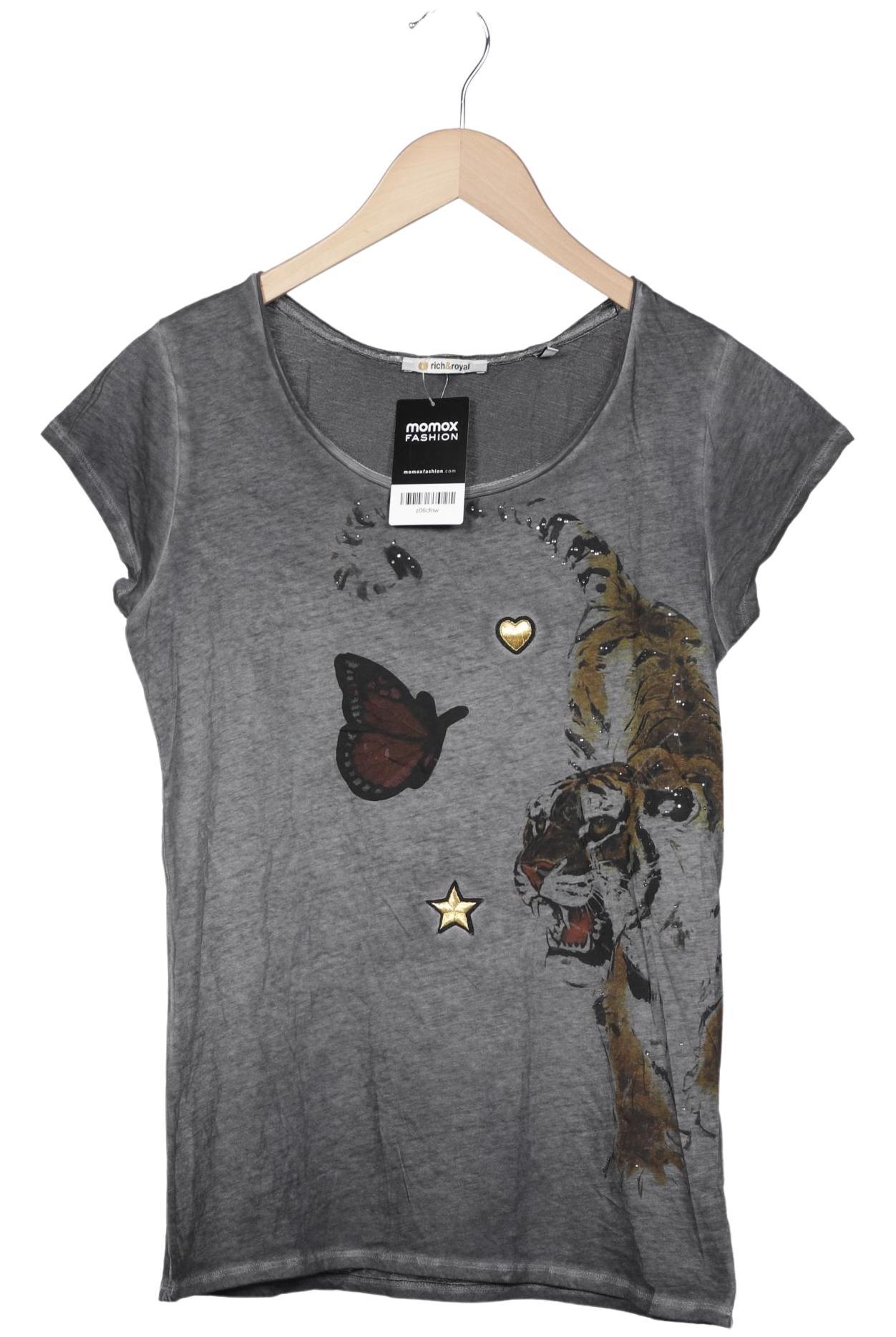 

Rich & Royal Damen T-Shirt, grau, Gr. 38