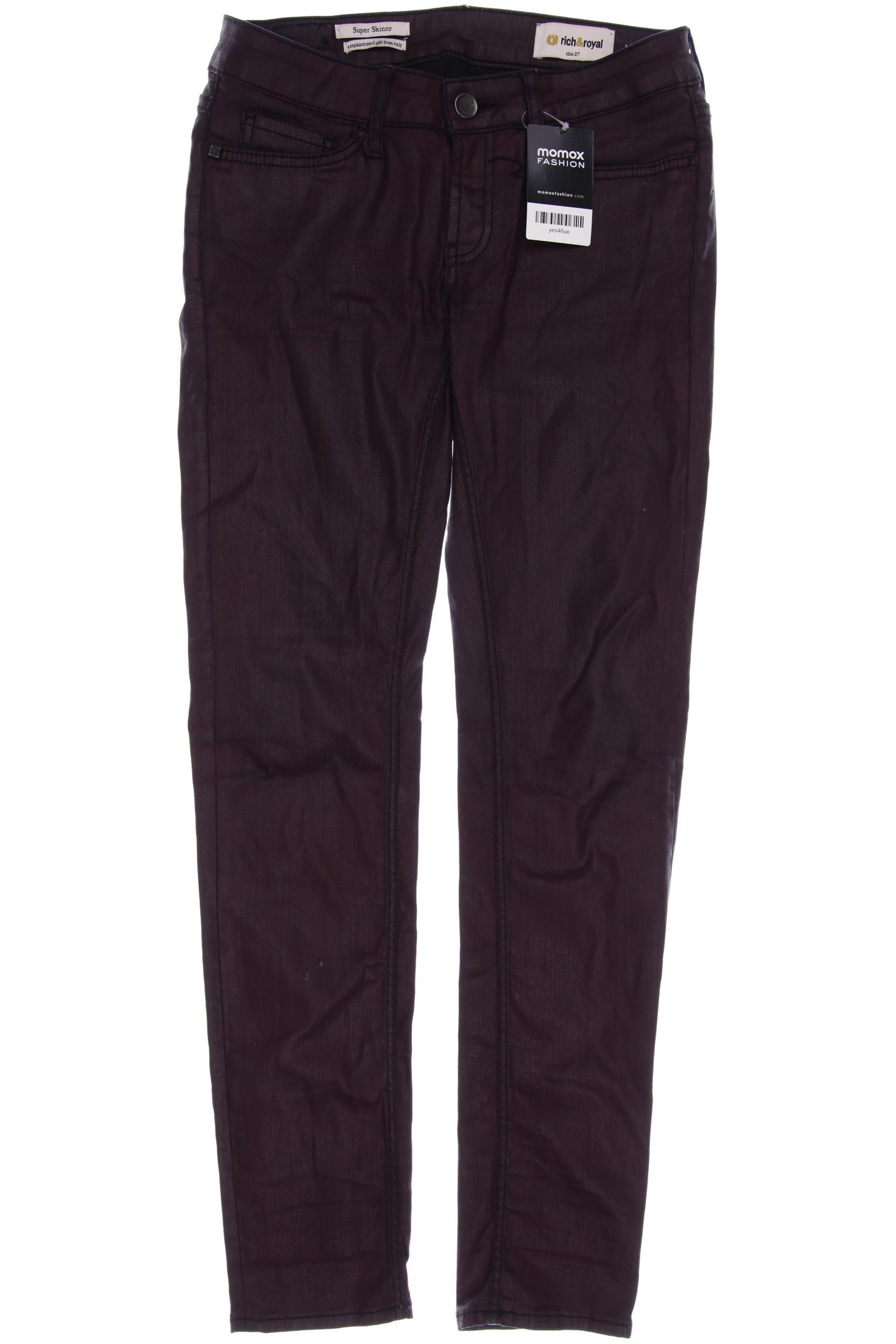 

Rich & Royal Damen Jeans, bordeaux, Gr. 27