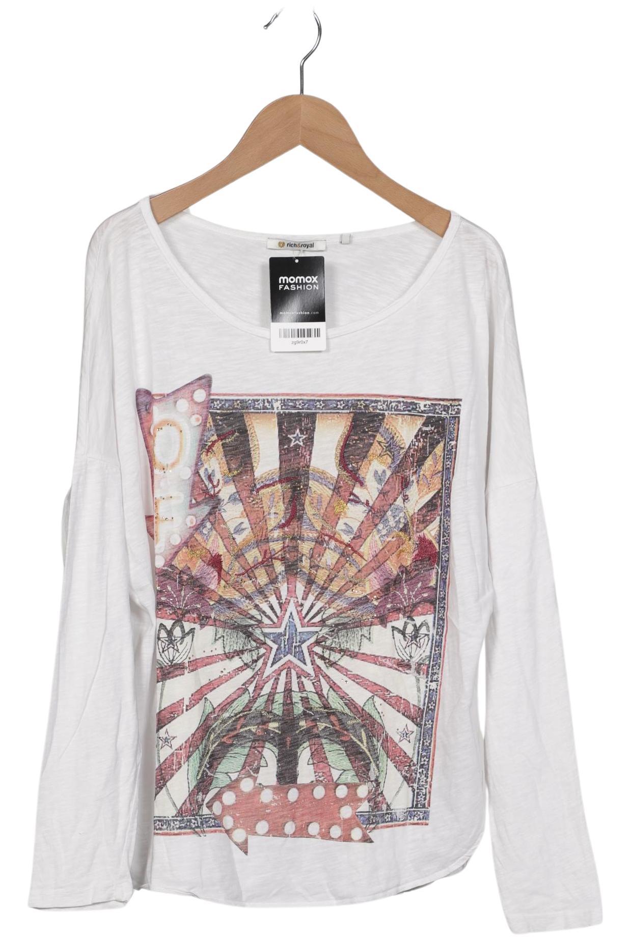 

Rich & Royal Damen Langarmshirt, weiß, Gr. 38