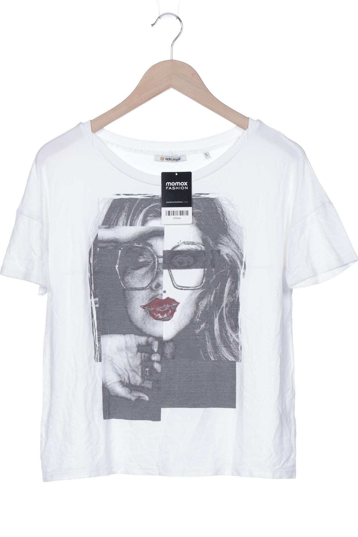 

Rich & Royal Damen T-Shirt, weiß, Gr. 36