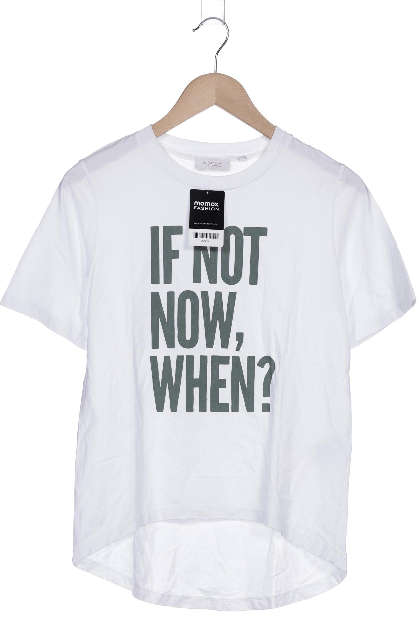 

Rich & Royal Damen T-Shirt, weiß, Gr. 34