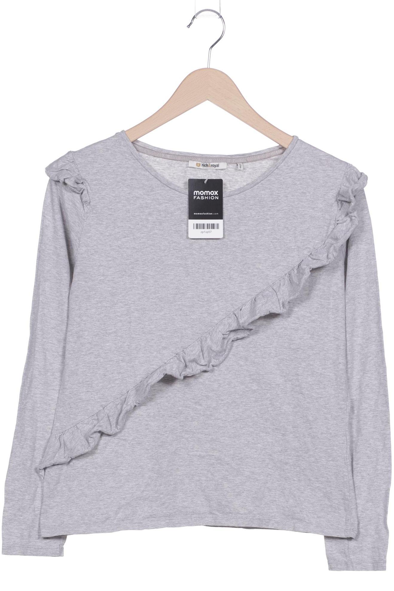 

Rich & Royal Damen Langarmshirt, grau, Gr. 38