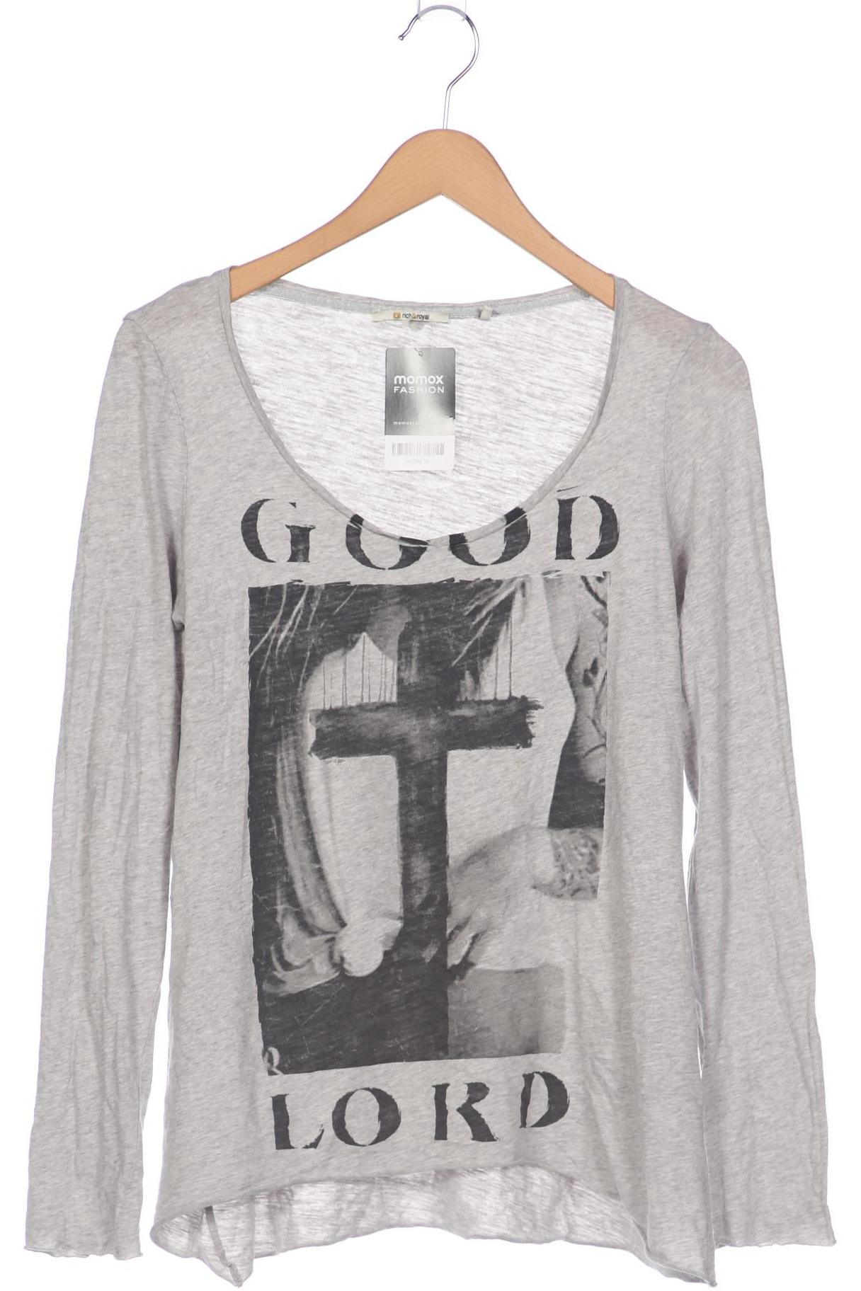 

Rich & Royal Damen Langarmshirt, grau, Gr. 38