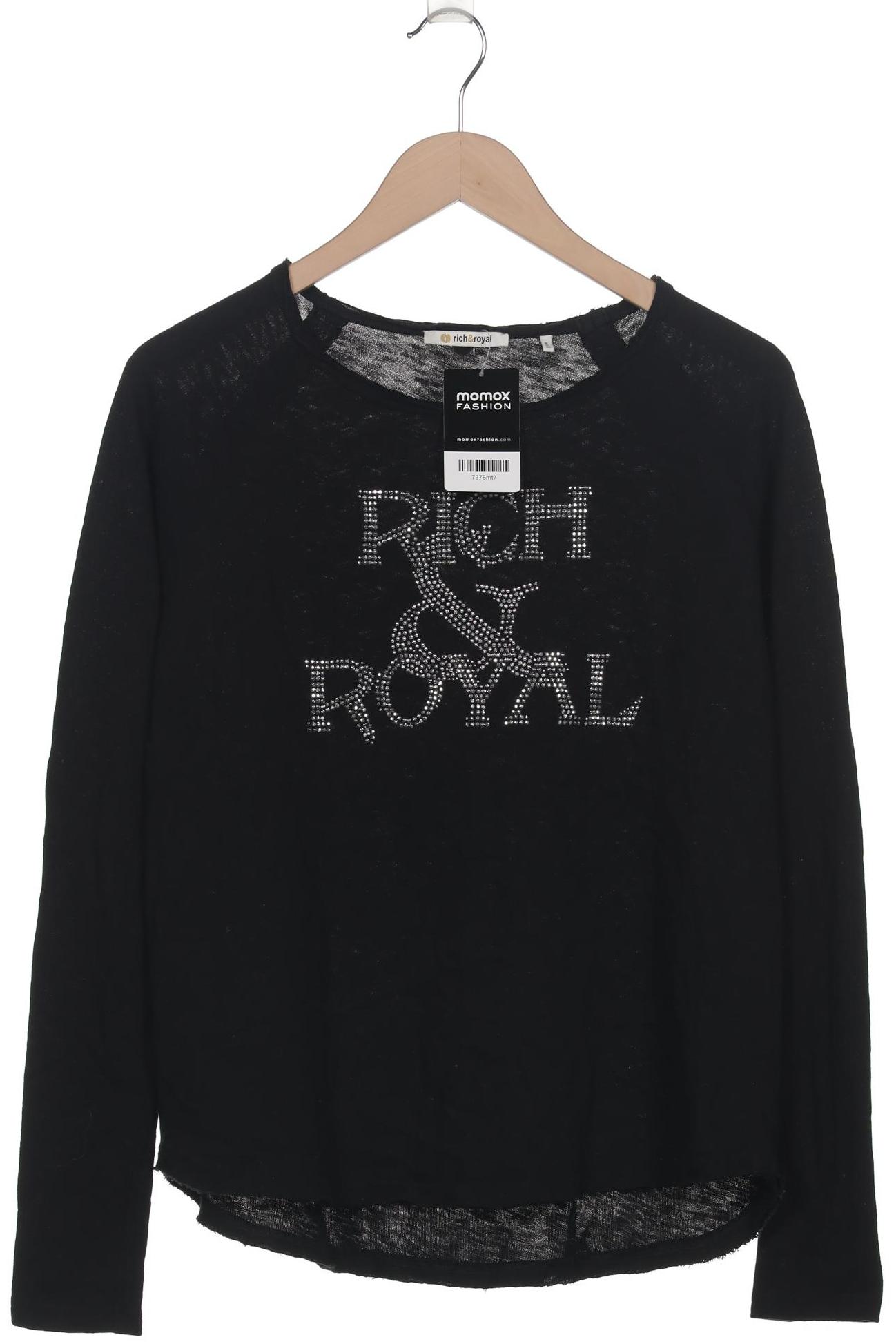 

Rich & Royal Damen Langarmshirt, schwarz, Gr. 36