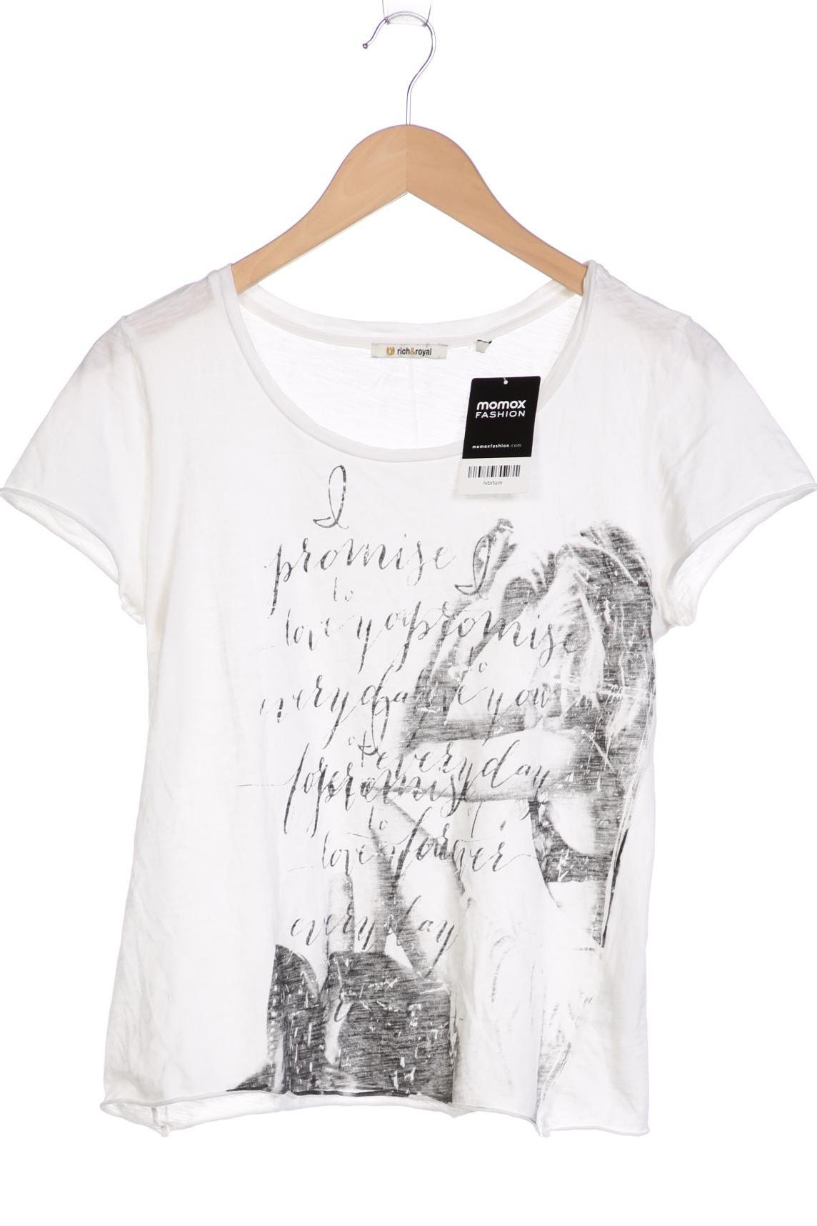 

Rich & Royal Damen T-Shirt, cremeweiß, Gr. 36