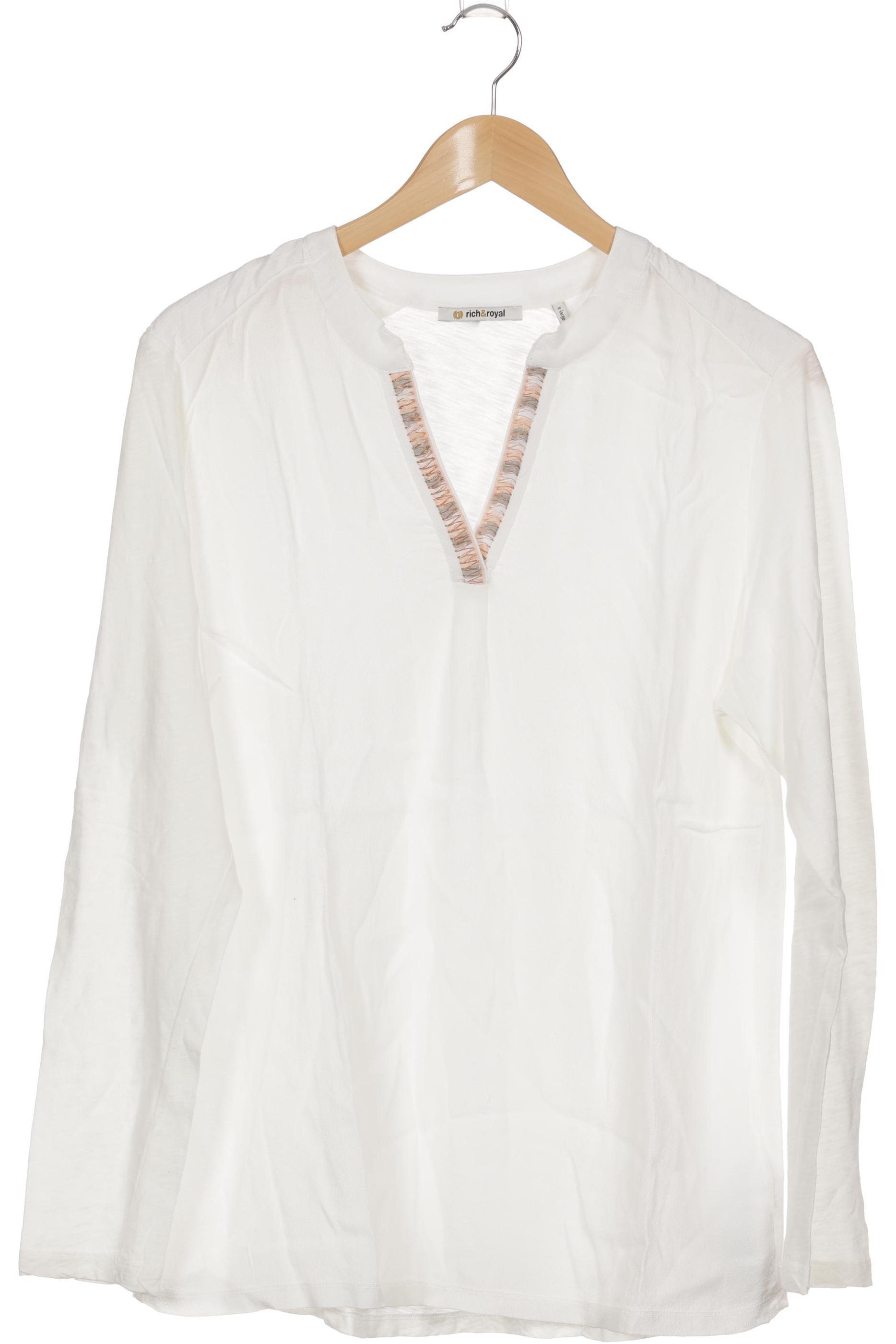 

Rich & Royal Damen Langarmshirt, weiß, Gr.