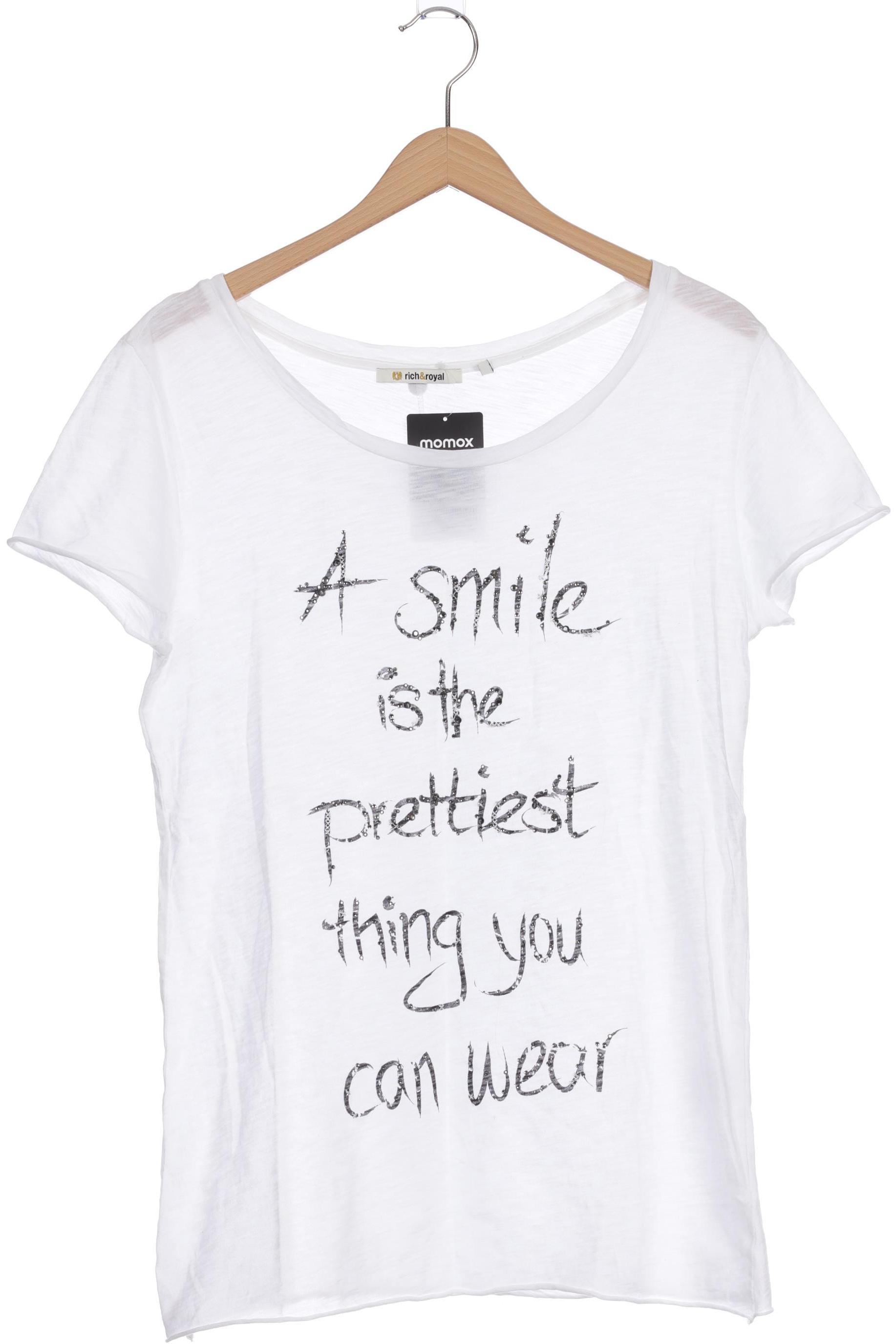 

Rich & Royal Damen T-Shirt, weiß, Gr.