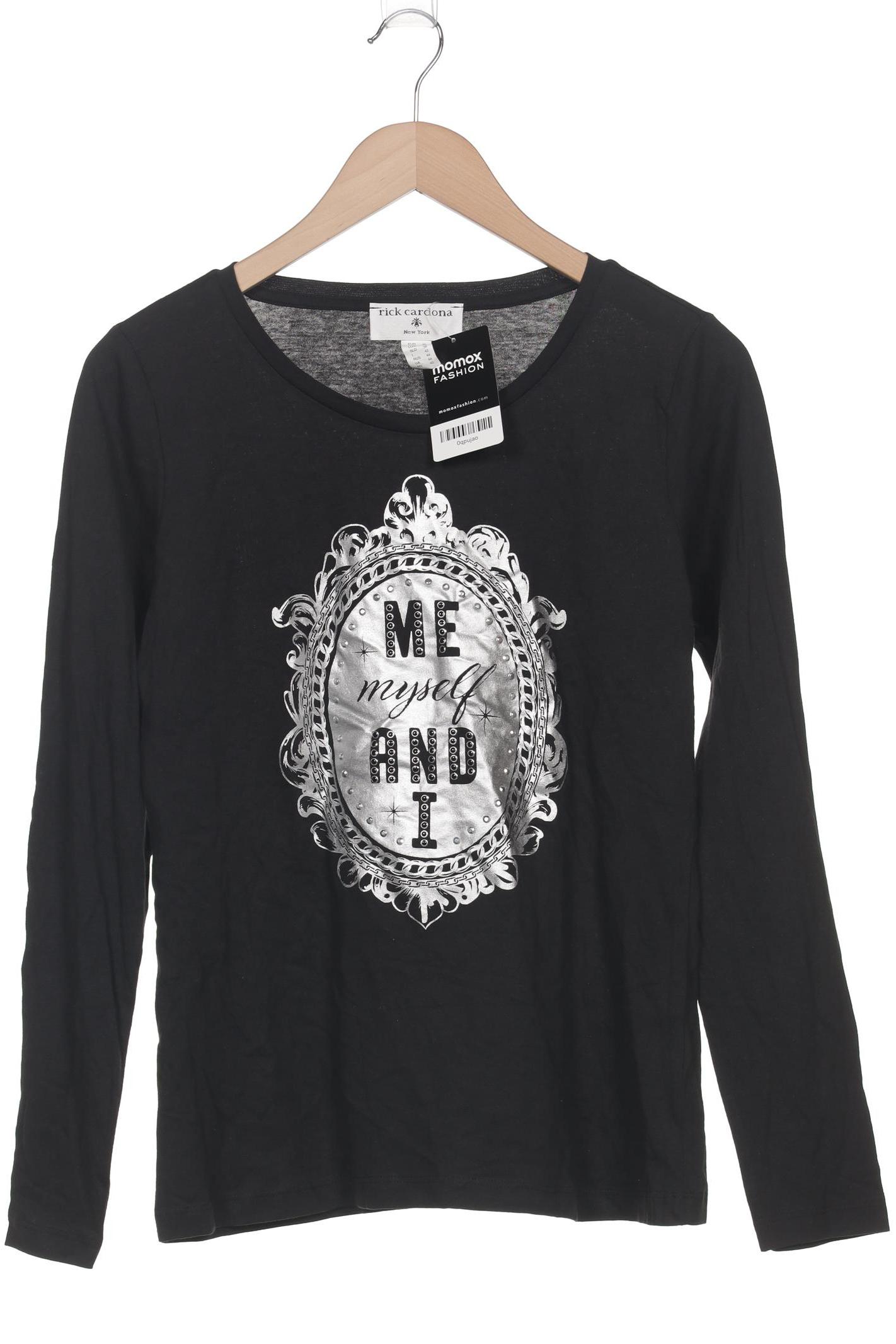 

Rick Cardona by heine Damen Langarmshirt, schwarz, Gr. 36