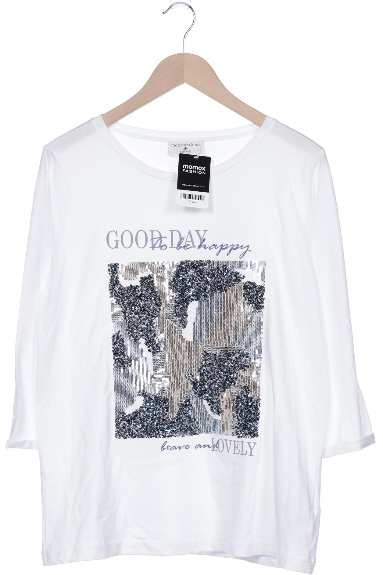 

Rick Cardona by heine Damen Langarmshirt, weiß, Gr. 44