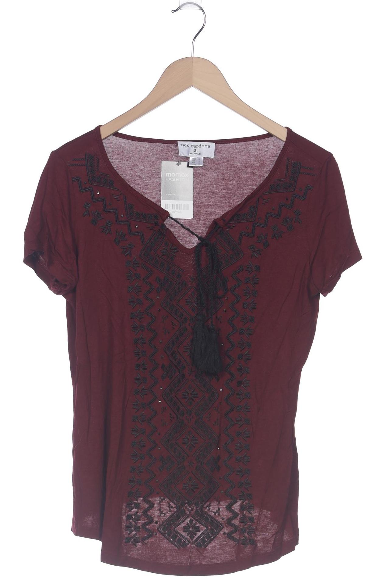 

Rick Cardona by heine Damen T-Shirt, bordeaux, Gr. 42