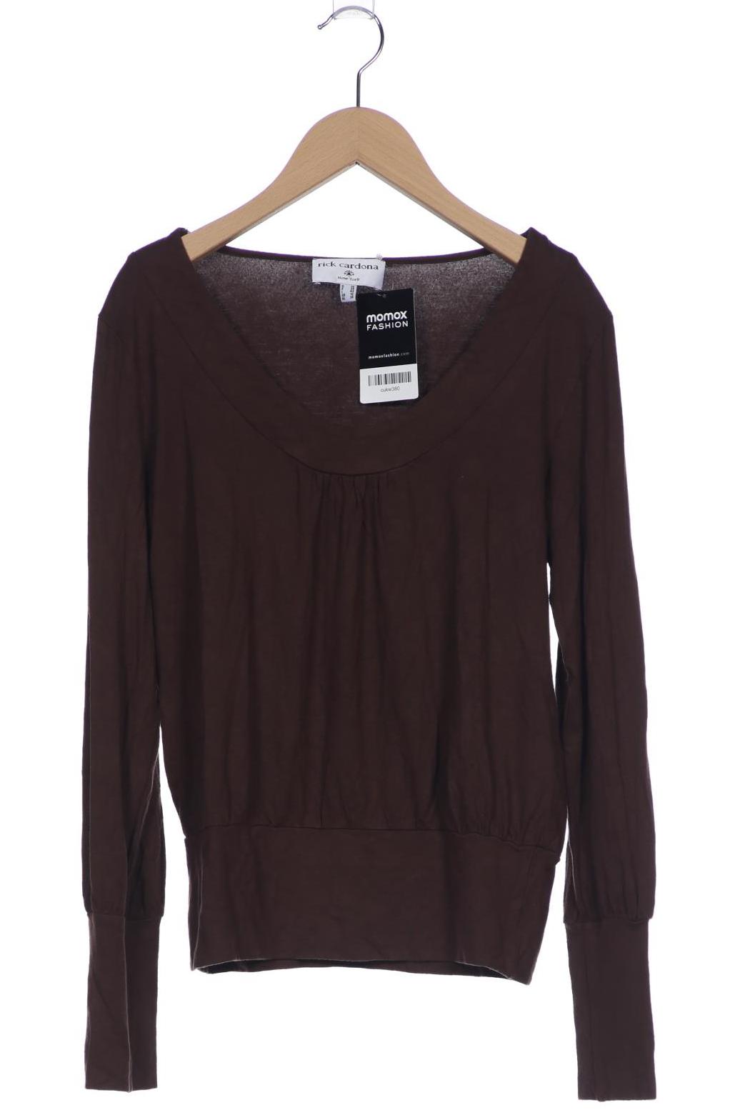 

Rick Cardona by heine Damen Langarmshirt, braun, Gr. 36