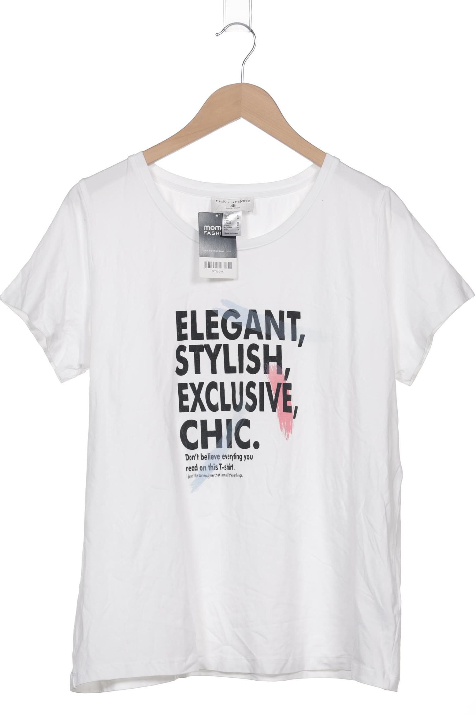 

Rick Cardona by heine Damen T-Shirt, weiß, Gr. 44