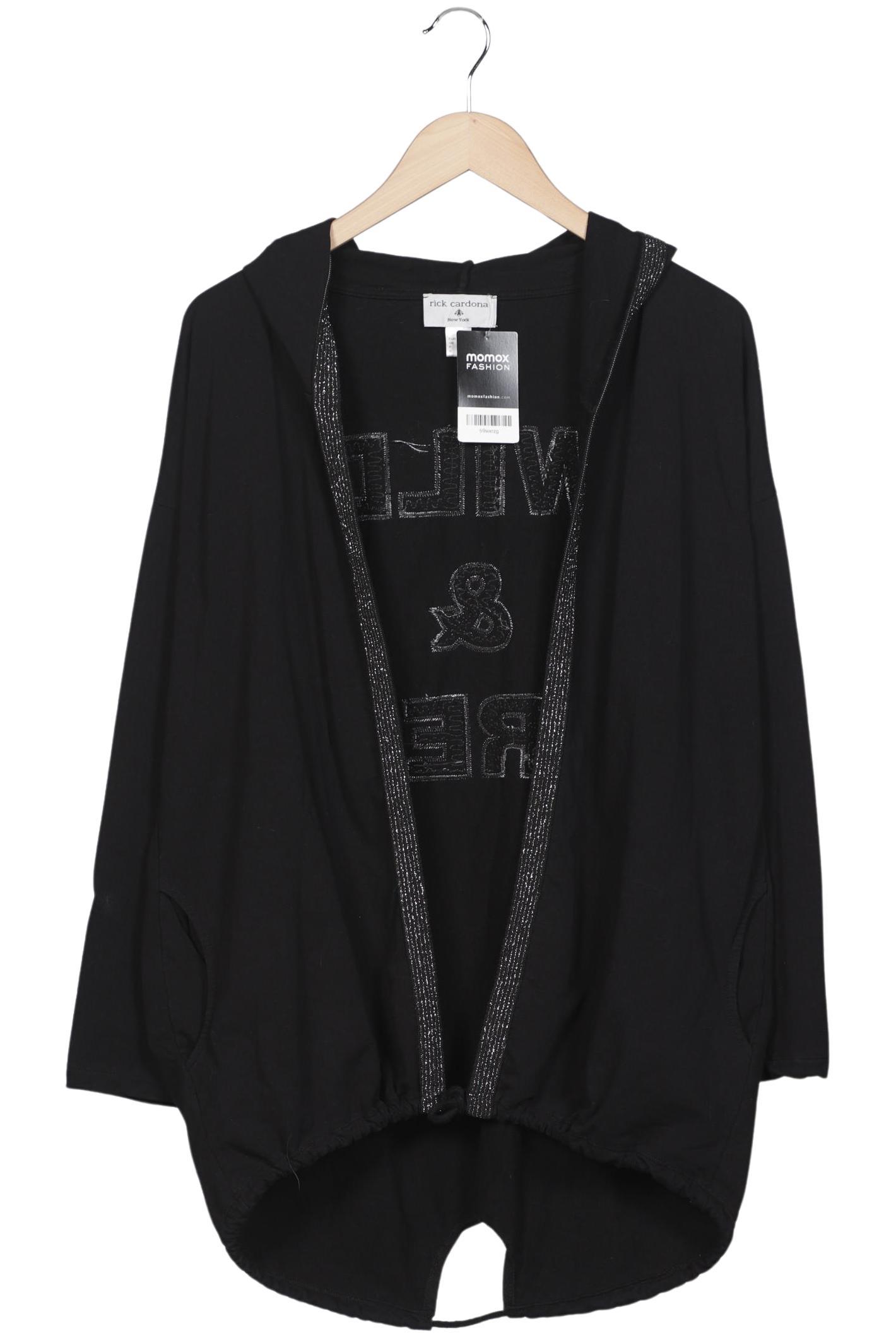 

Rick Cardona by heine Damen Kapuzenpullover, schwarz, Gr. 40