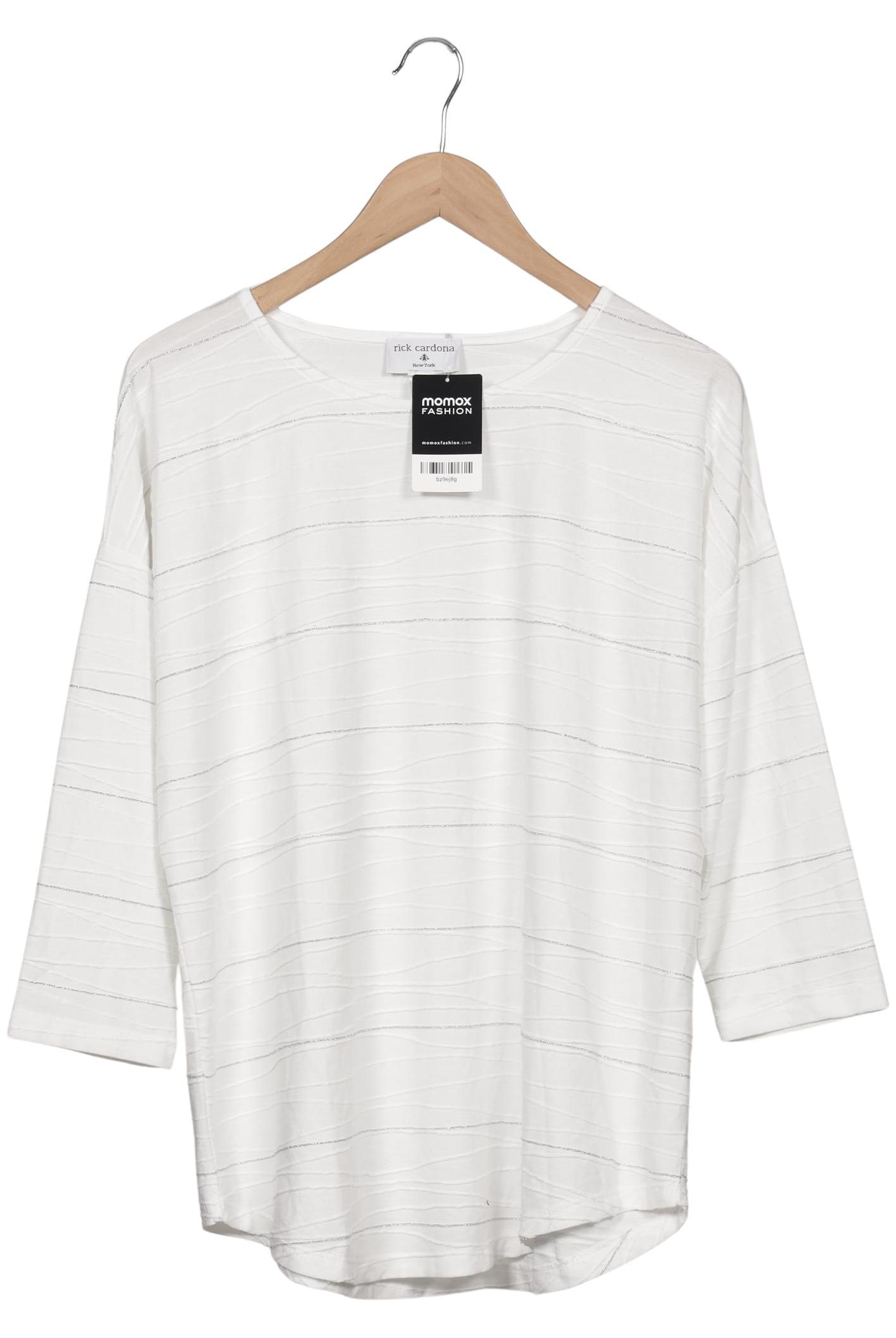 

Rick Cardona by heine Damen Langarmshirt, weiß, Gr. 40