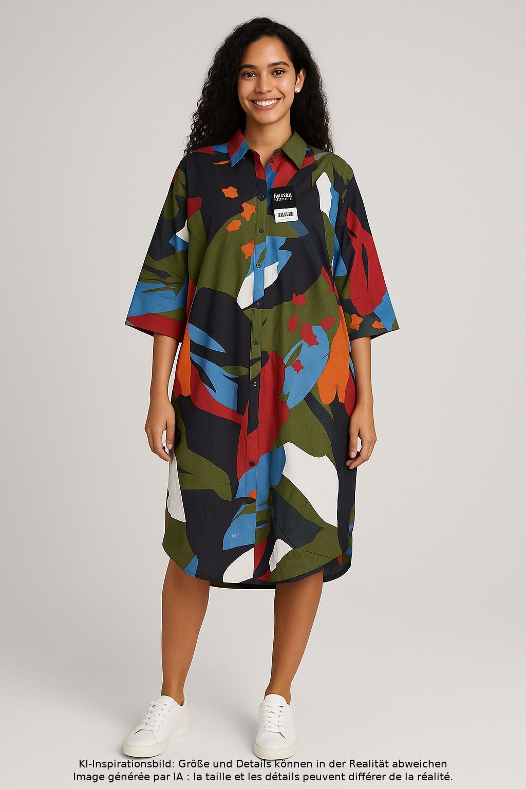 

Rick Cardona by heine Damen Kleid, mehrfarbig, Gr. 36