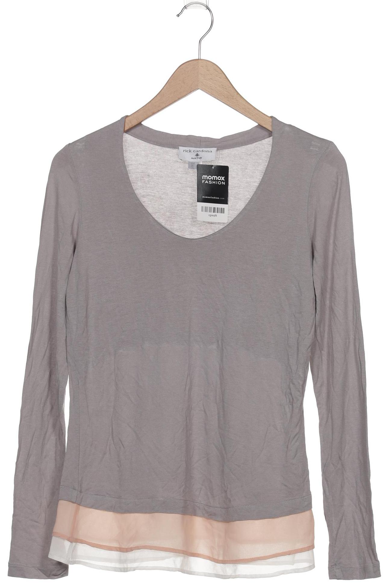 

Rick Cardona by heine Damen Langarmshirt, grau, Gr. 36